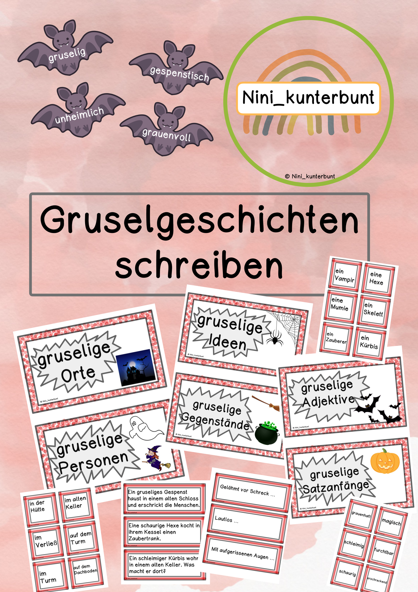 gruselgeschichten 4 klasse übung kostenlos