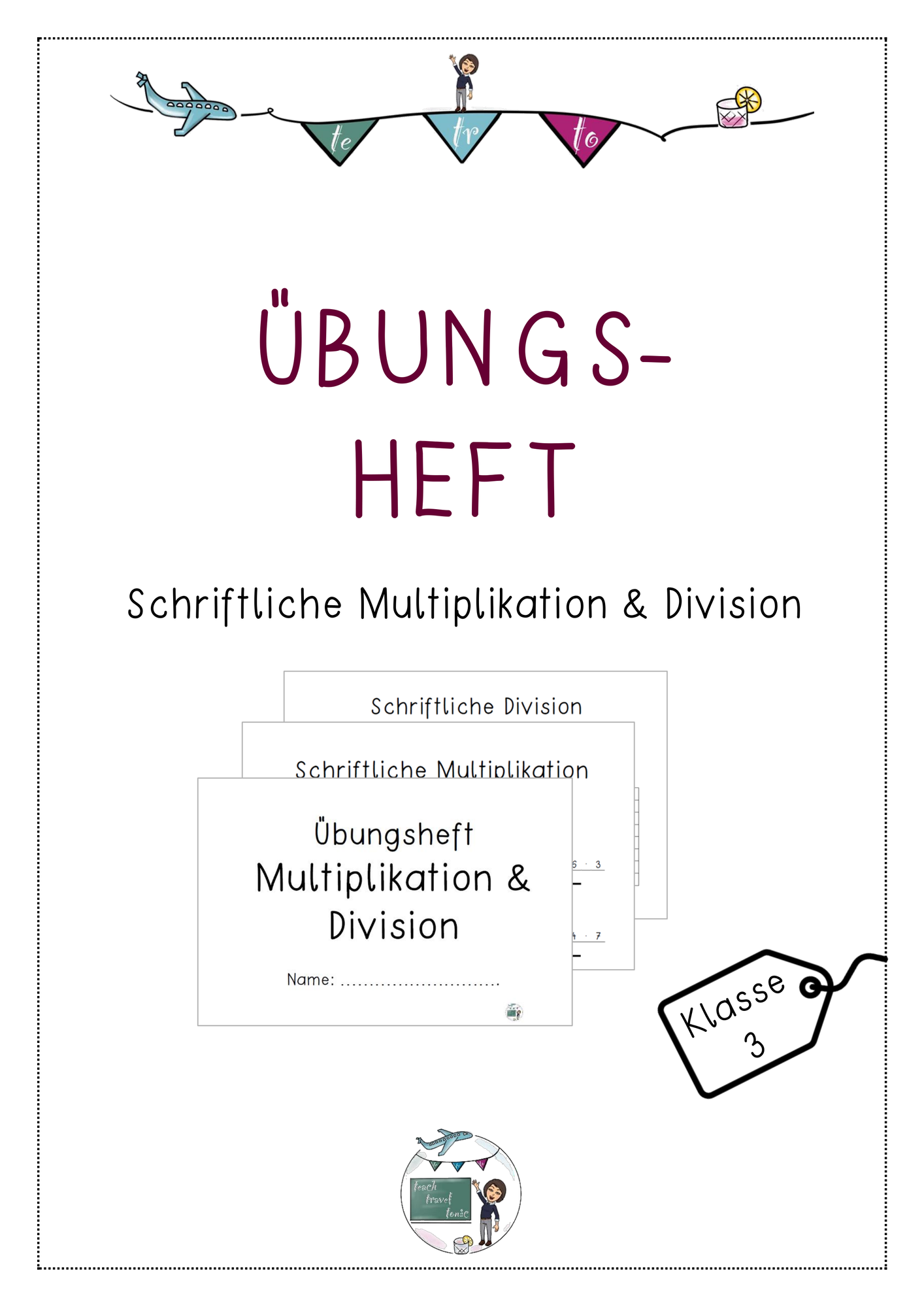 Übungsheft Multiplikation und Division – Unterrichtsmaterial im Fach