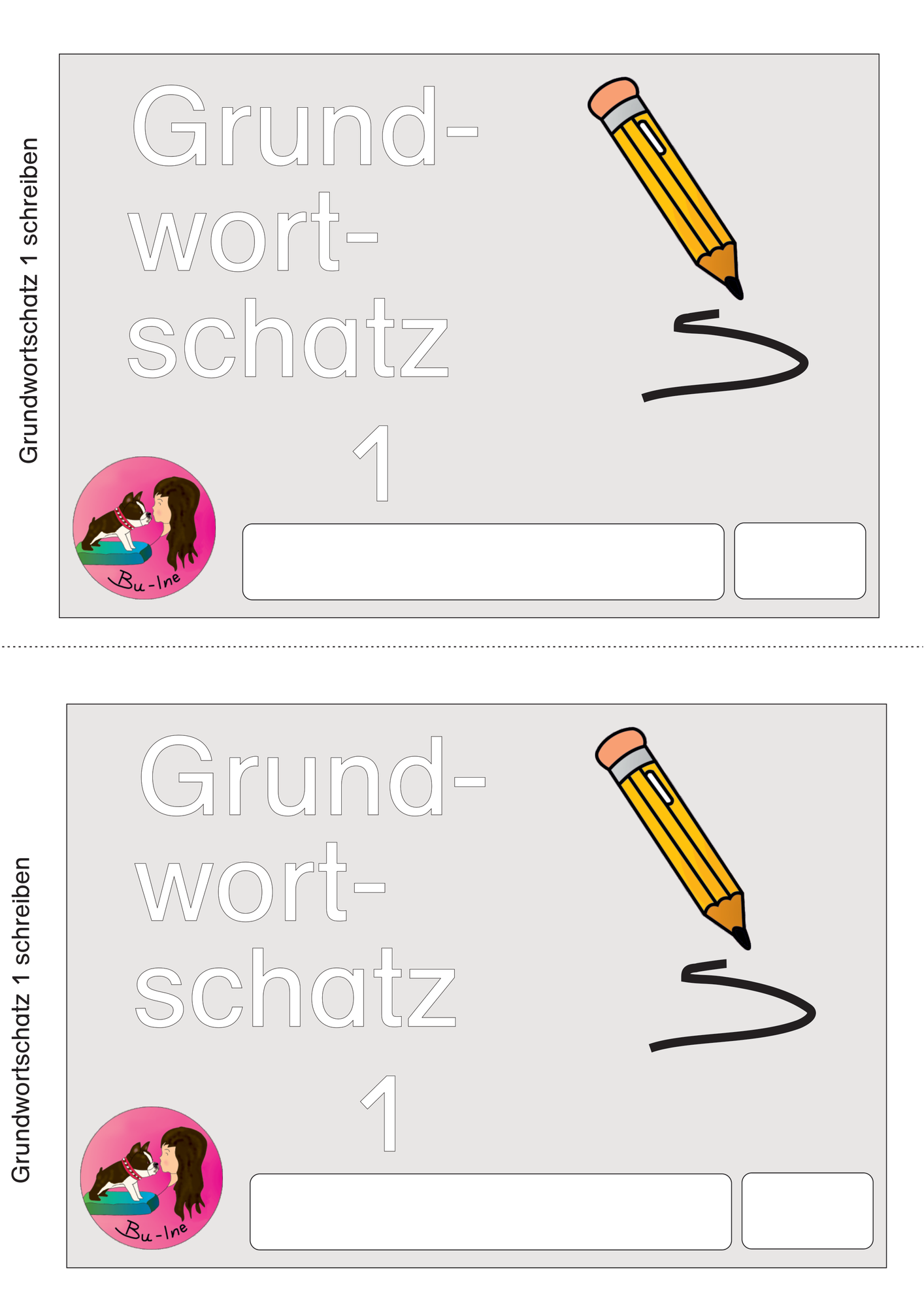 Grundwortschatz der 1. Klasse schreiben – Unterrichtsmaterial im Fach