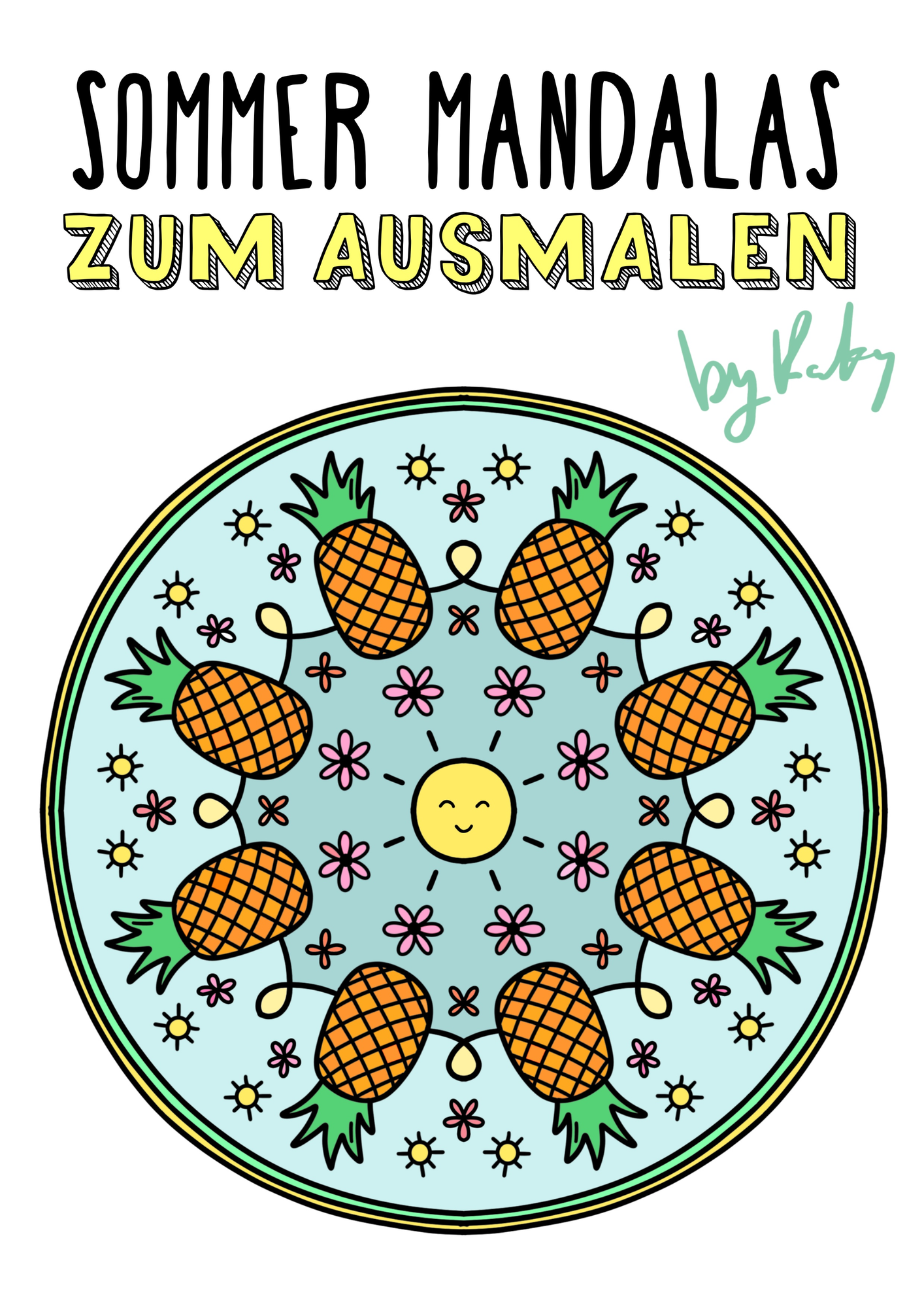 Sommer Mandalas zum Ausmalen 🏝 – Unterrichtsmaterial in den Fächern