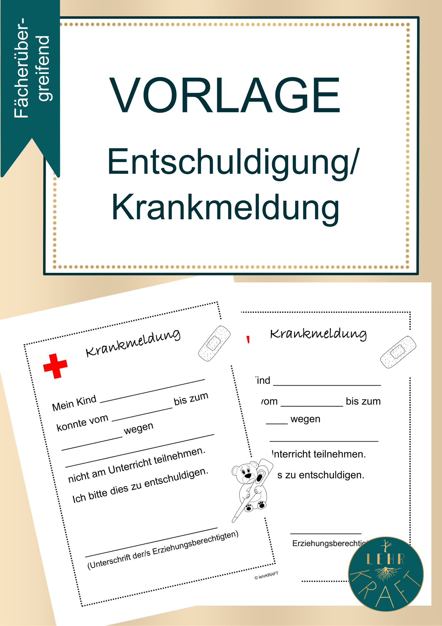 Vorlage Krankmeldung Entschuldigung Unterrichtsmaterial Im Fach vorlage-krankmeldung-entschuldigung-unterrichtsmaterial-im-fach