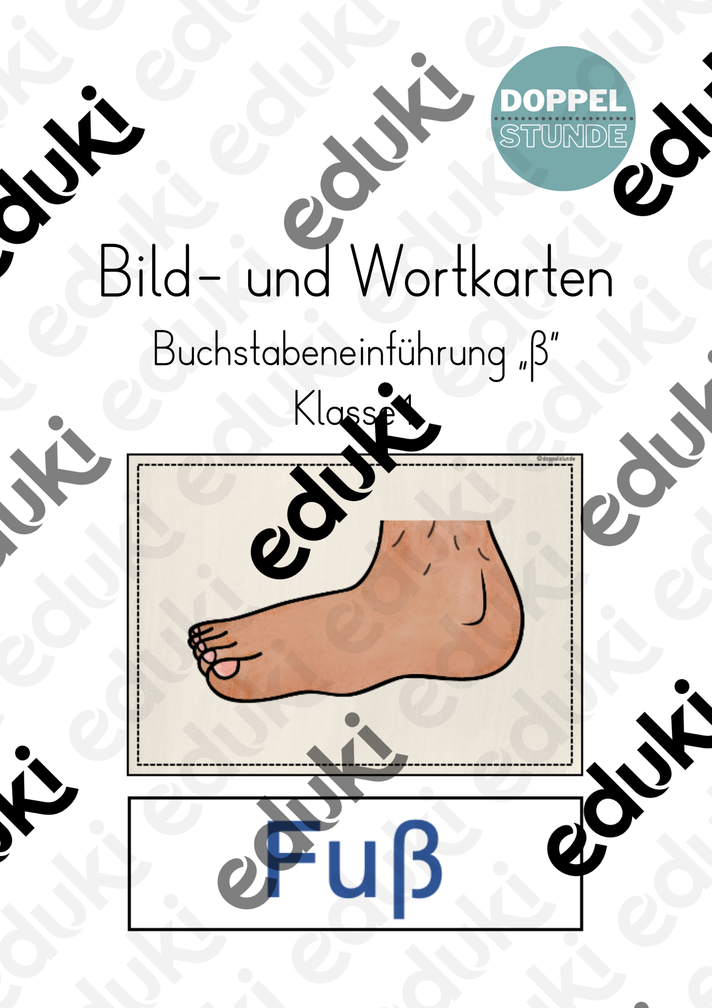 Bild- und Wortkarten Buchstabeneinführung