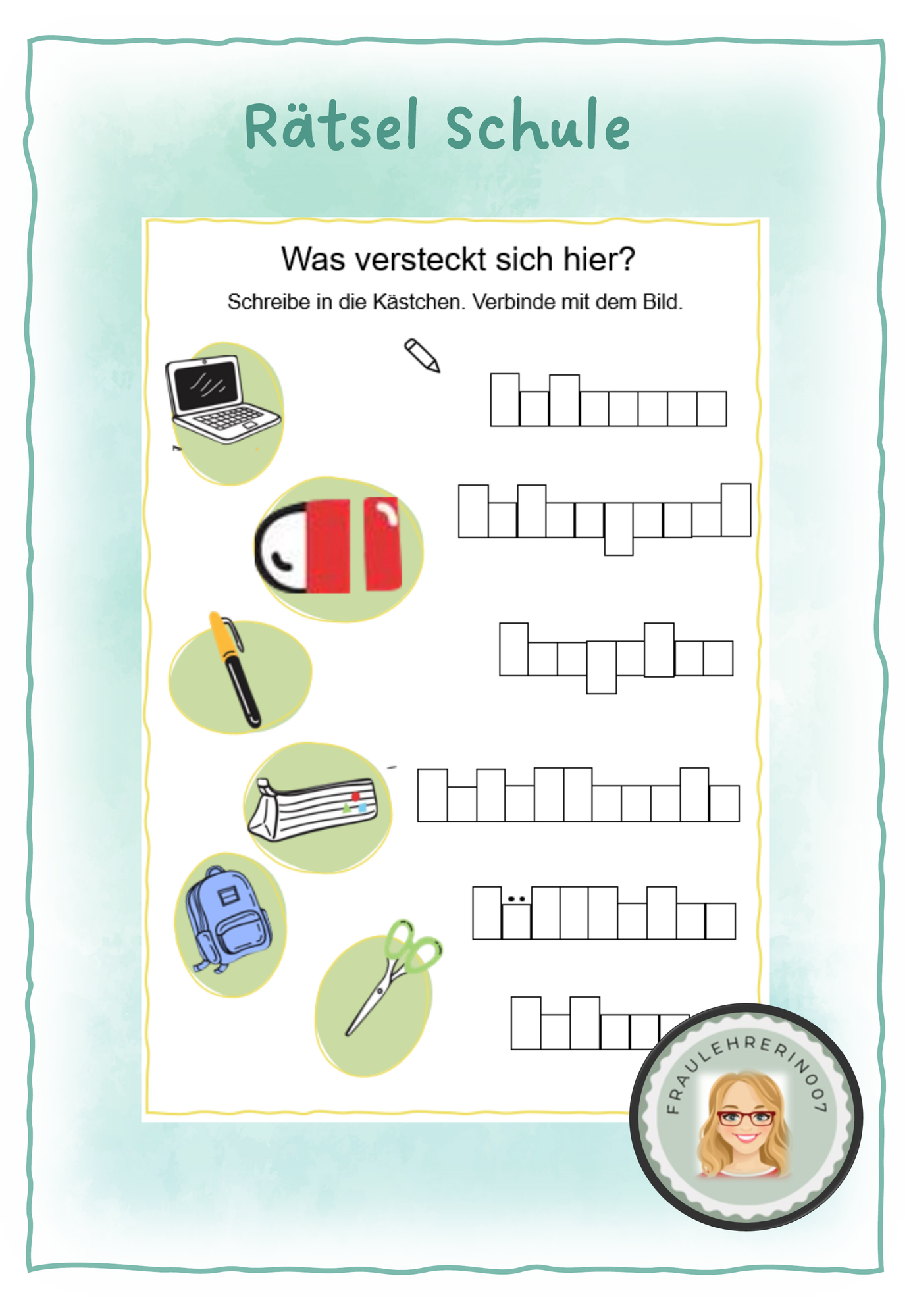 Schule: Rätsel – Unterrichtsmaterial in den Fächern Fachübergreifendes