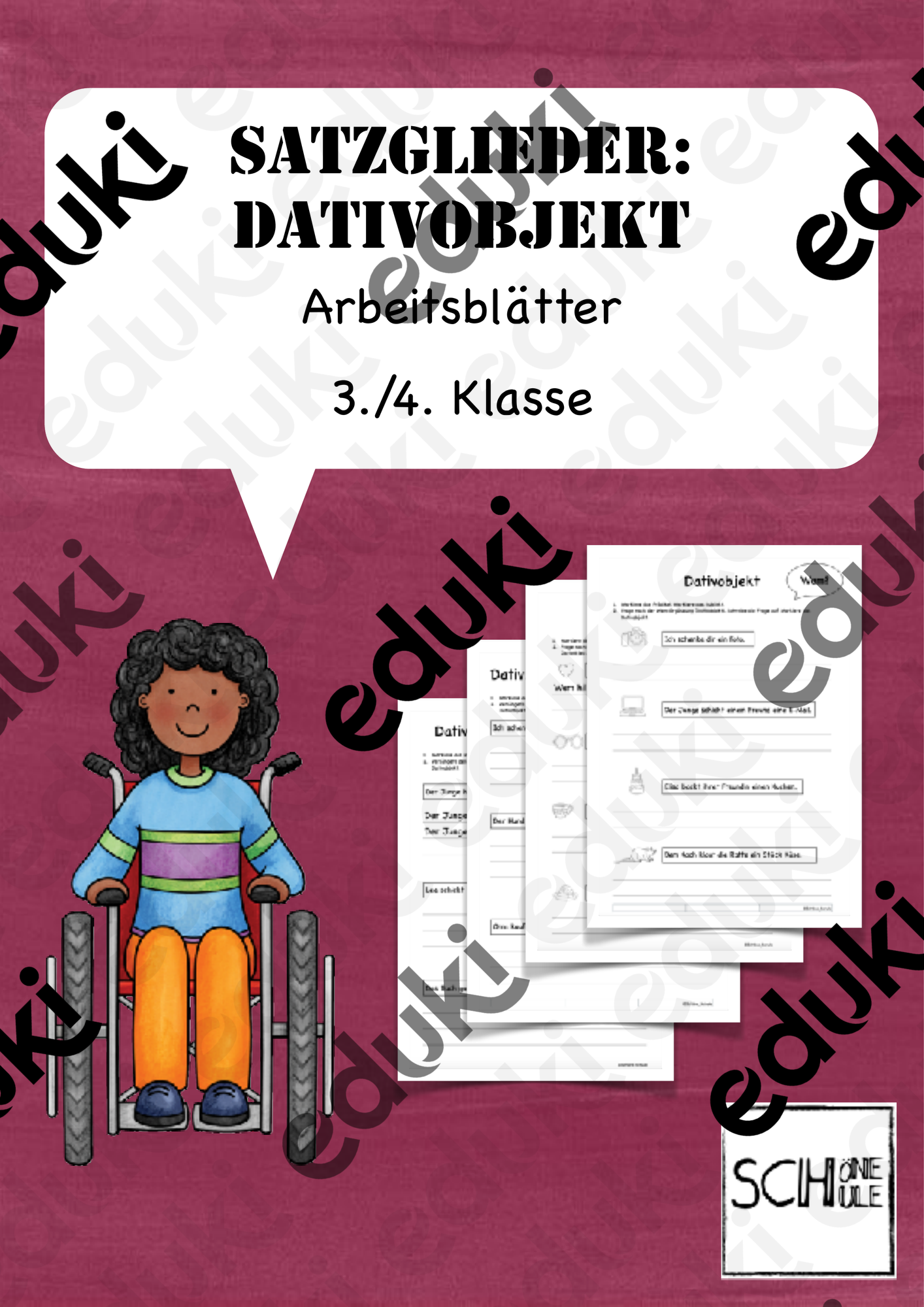 Satzglieder: Das Dativobjekt - Arbeitsblätter – Unterrichtsmaterial im ...