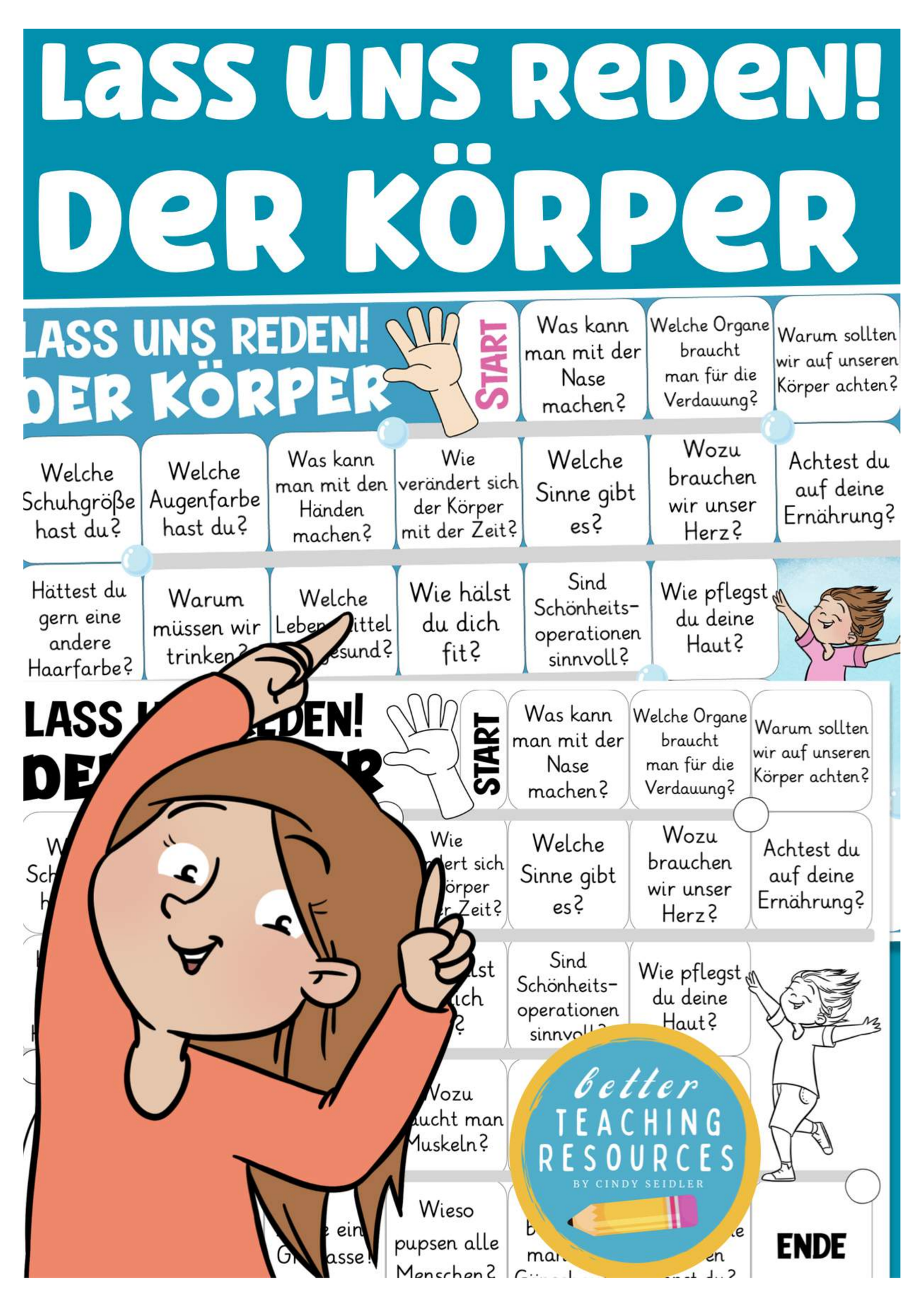 der Körper Sachunterricht Spiel – Unterrichtsmaterial in den Fächern ...