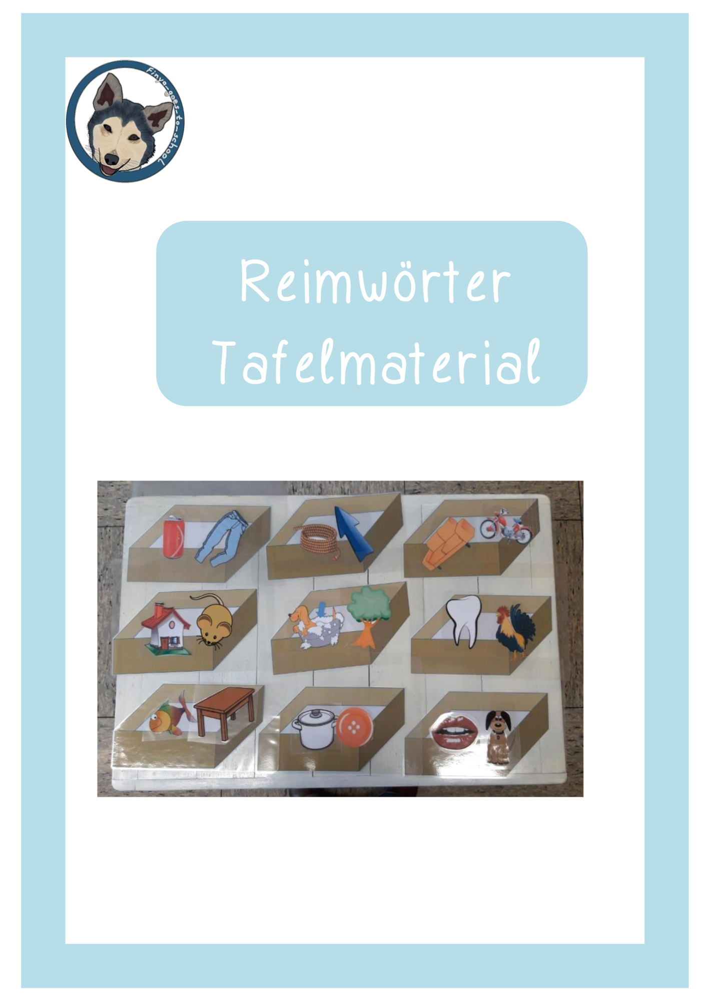 Reimwörter Tafelmaterial - reimen im Anfangsunterricht ...