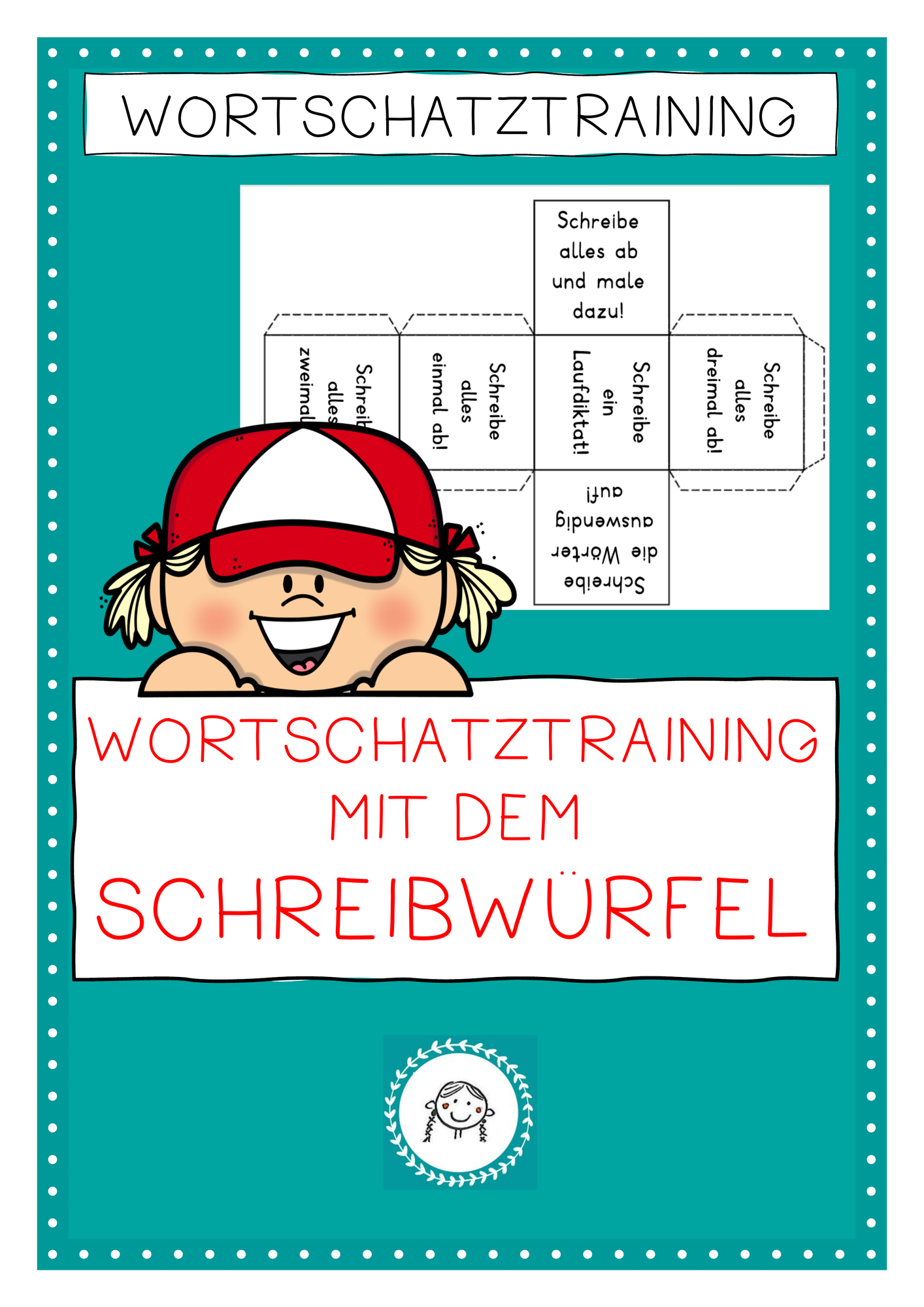 Wortschatztraining mit dem Würfel – Unterrichtsmaterial im Fach Deutsch