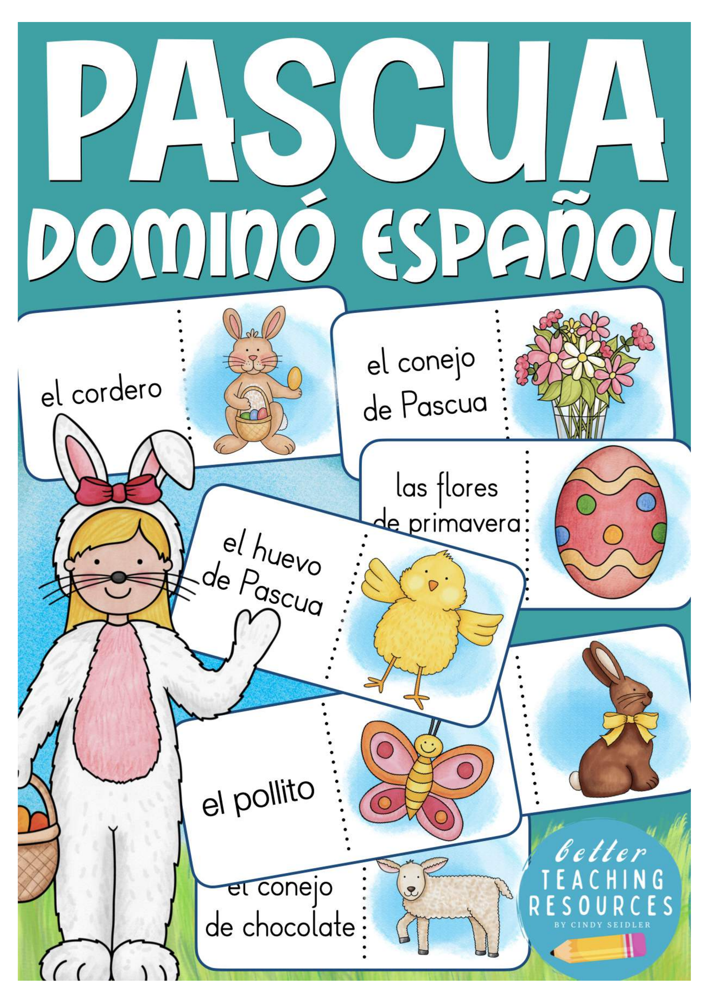 spielzeug spanisch Pascua Dominó Spanisch / Ostern Wortschatz Spiel – Unterrichtsmaterial