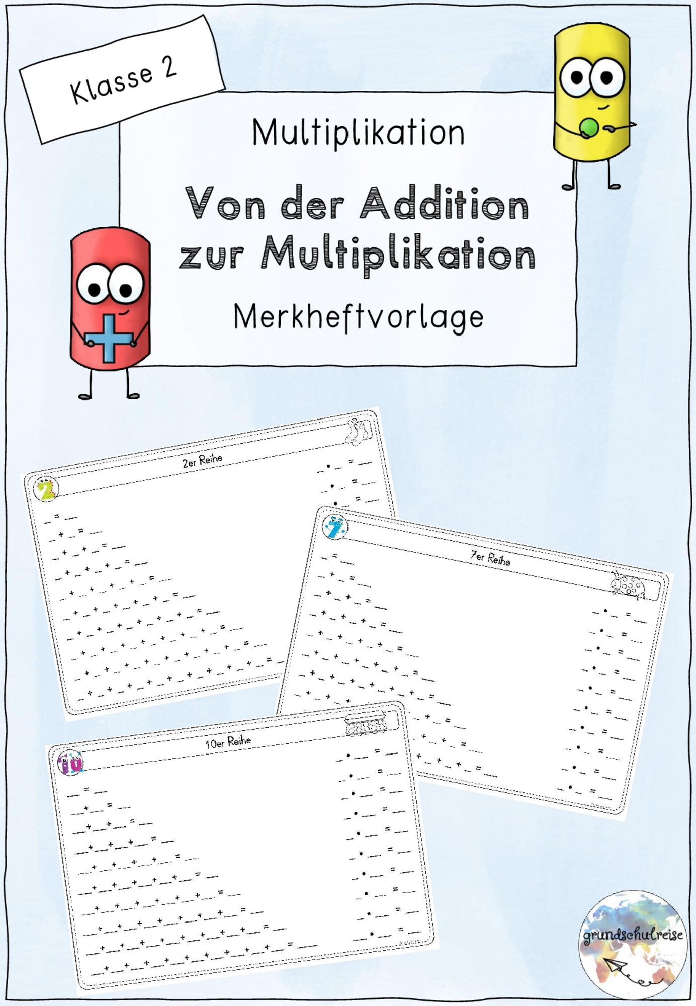 Von der Addition zur Multiplikation (Einführung Multiplikation