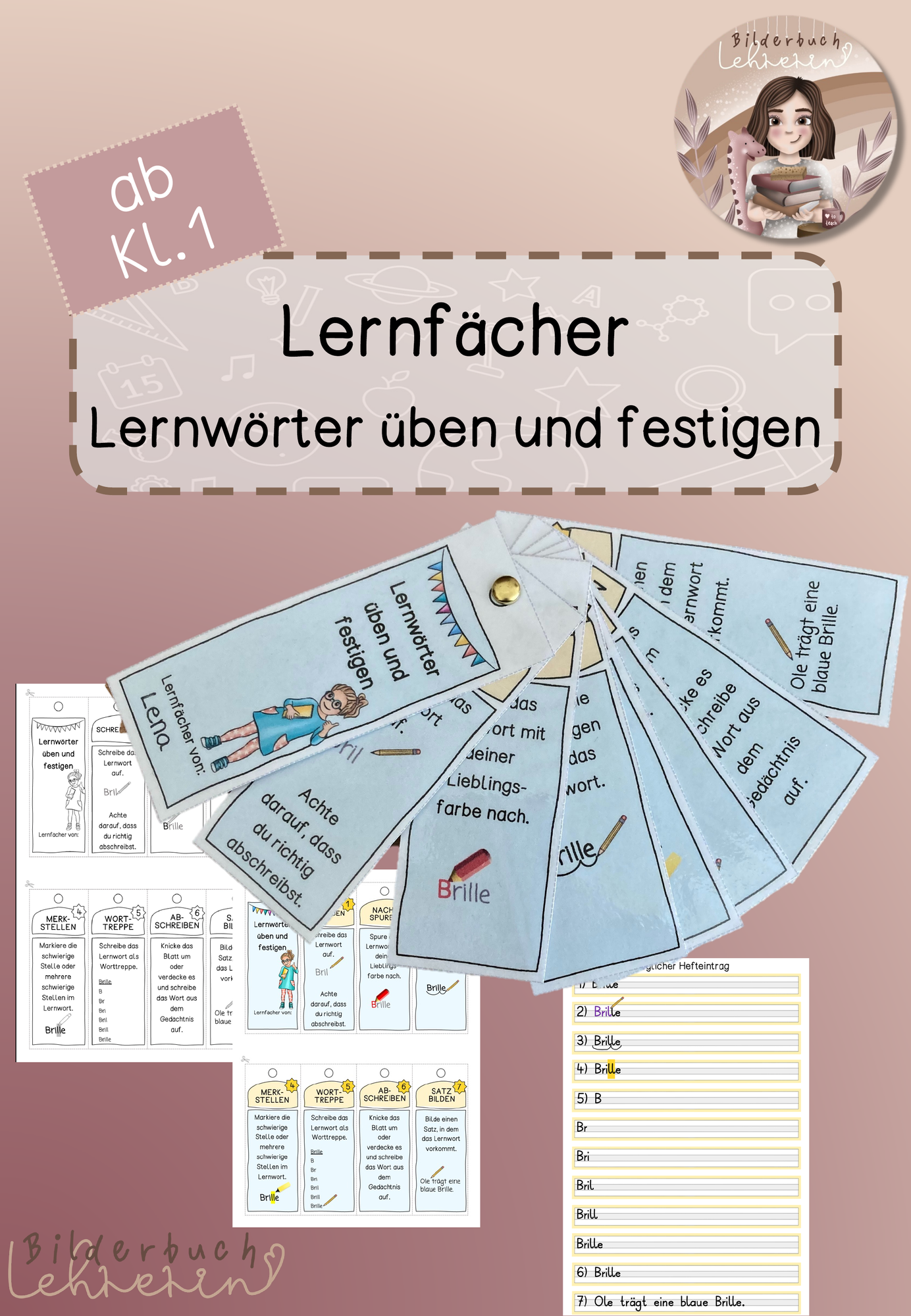 Lernwörter üben und festigen- LERNFÄCHER – Unterrichtsmaterial im Fach