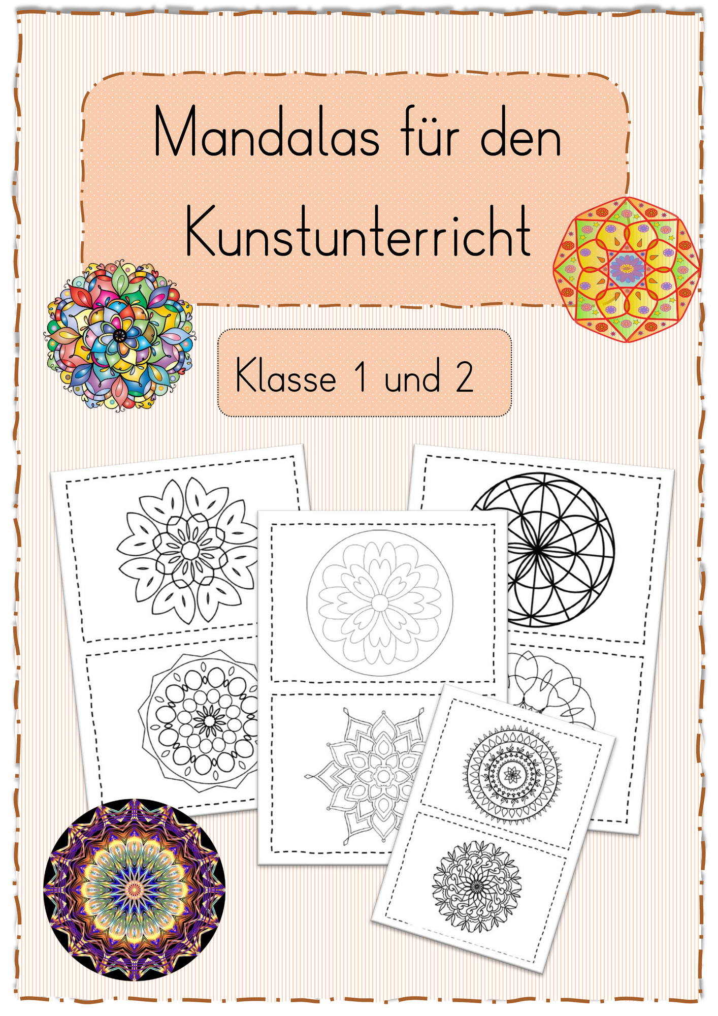 Mandalas für die 1. und 2. Klasse – Unterrichtsmaterial im Fach Kunst
