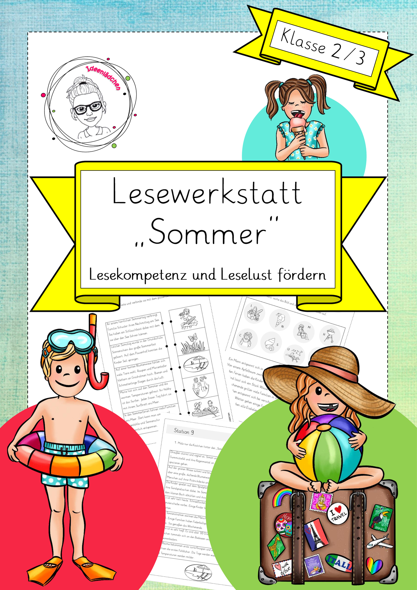 Lesewerkstatt Sommer, Klasse 2/3 – Unterrichtsmaterial im Fach Deutsch