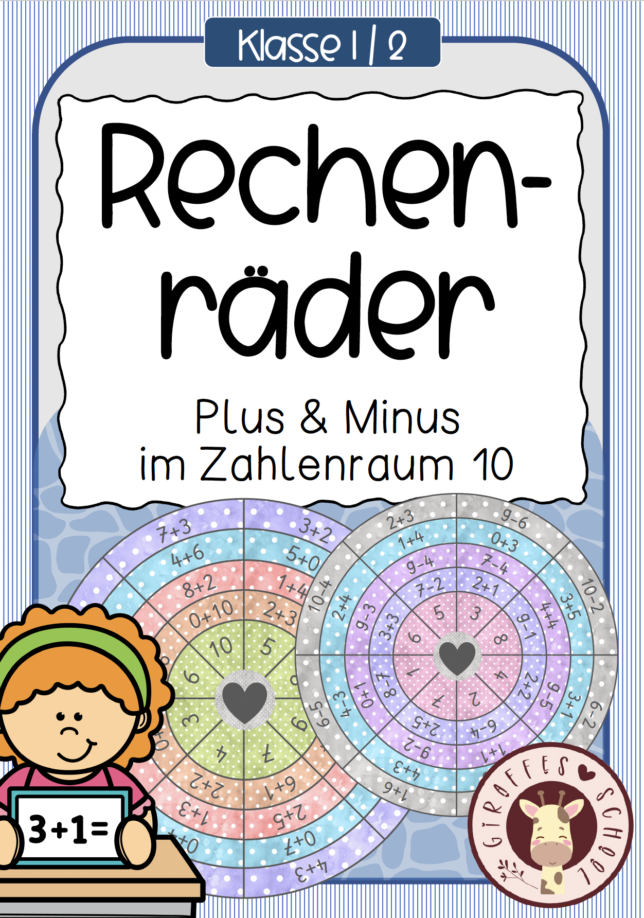 Rechenpuzzle Zahlenraum 10 (Plus & Minus) – Unterrichtsmaterial im Fach