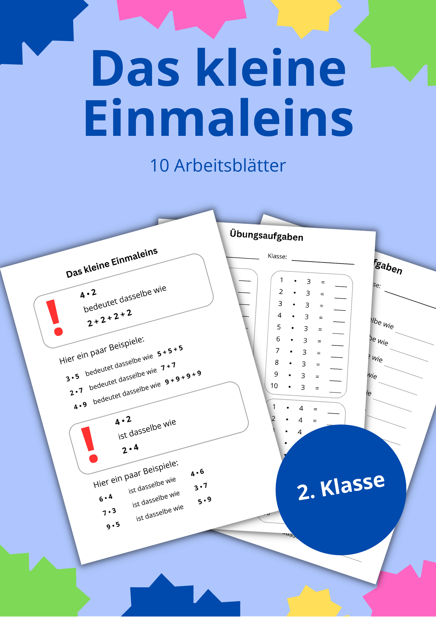 Kleines Einmaleins - 2. Klasse - Mathematik – Unterrichtsmaterial im