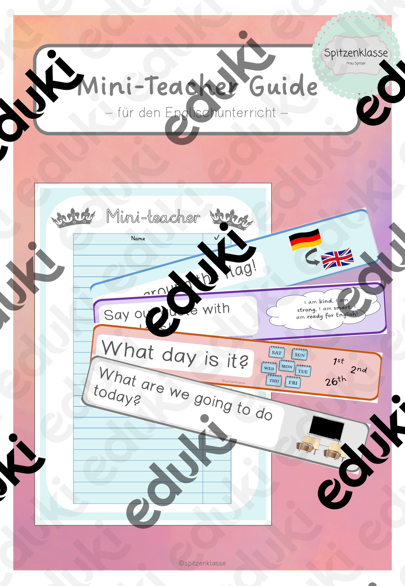 Mini-Teacher Guide (Fächer) - Englisch – Unterrichtsmaterial im Fach ...