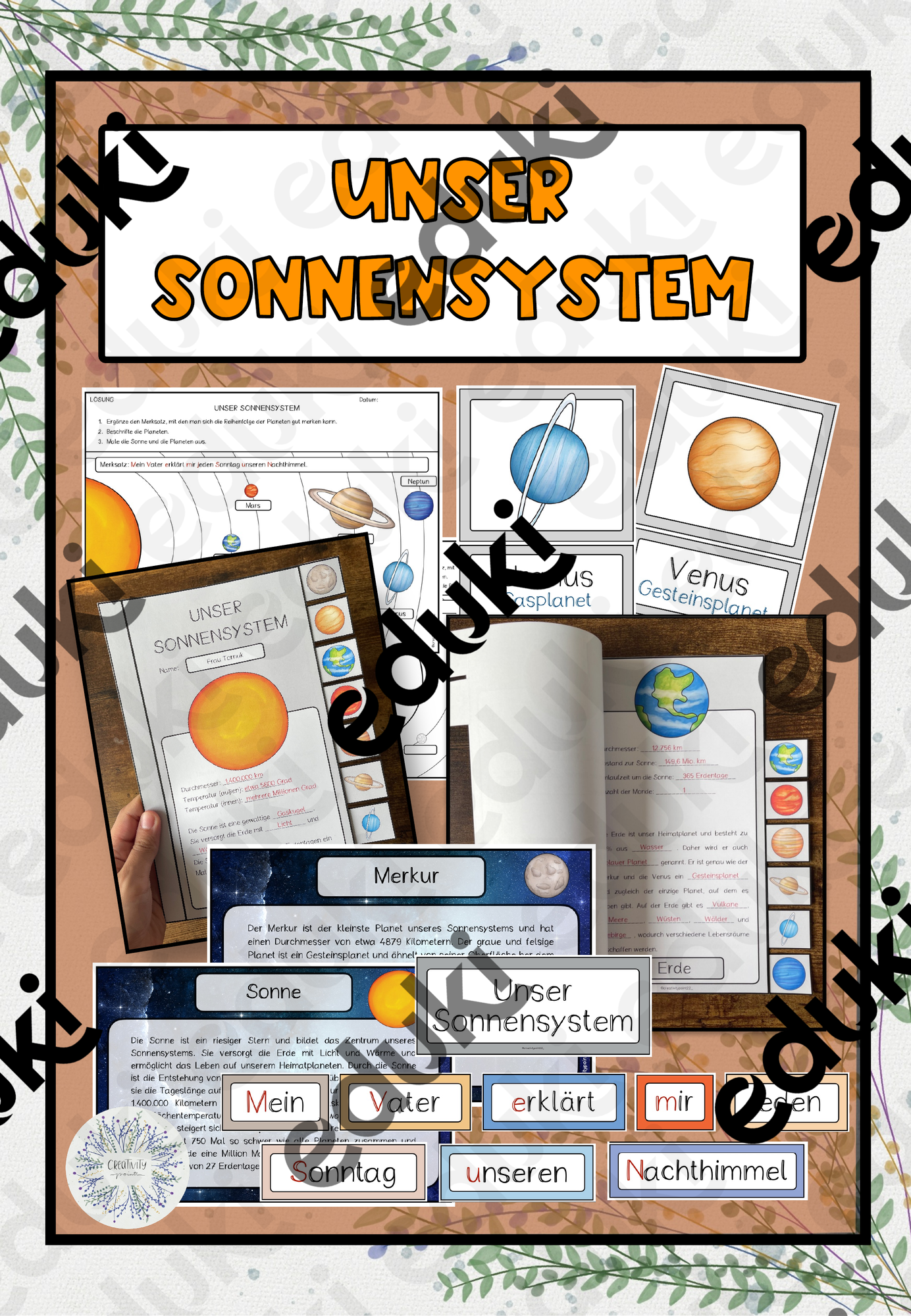 Unser Sonnensystem (Materialpaket) – Unterrichtsmaterial im Fach