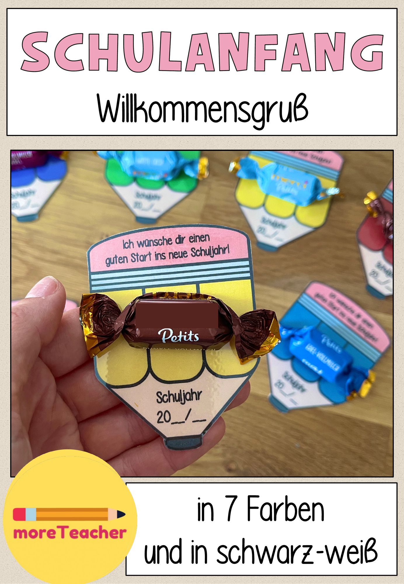 Bleistifte als Willkommensgruß für den Schulstart – Unterrichtsmaterial ...