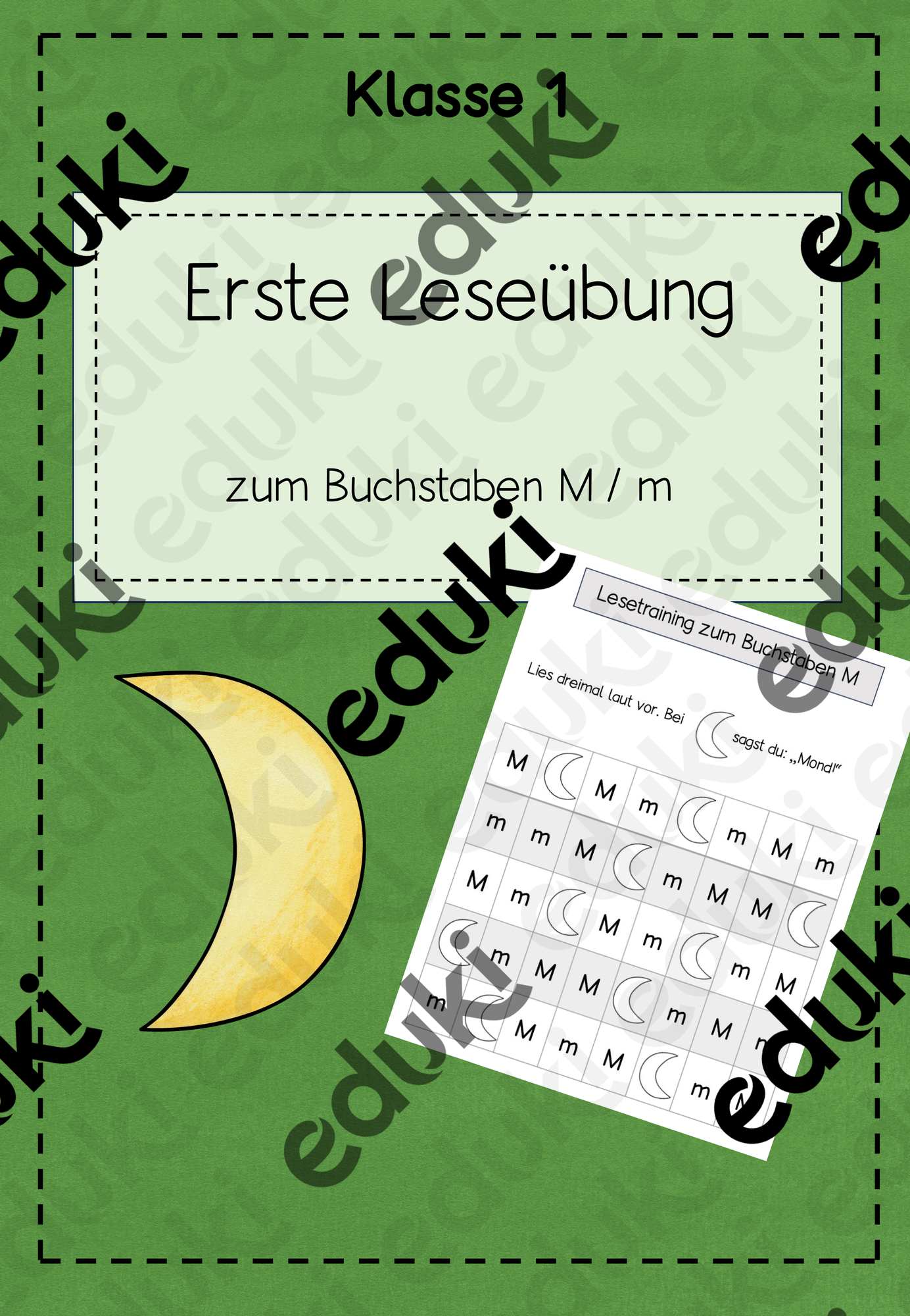 Leseübung zum Buchstaben M – Unterrichtsmaterial in den Fächern DaZ/DaF