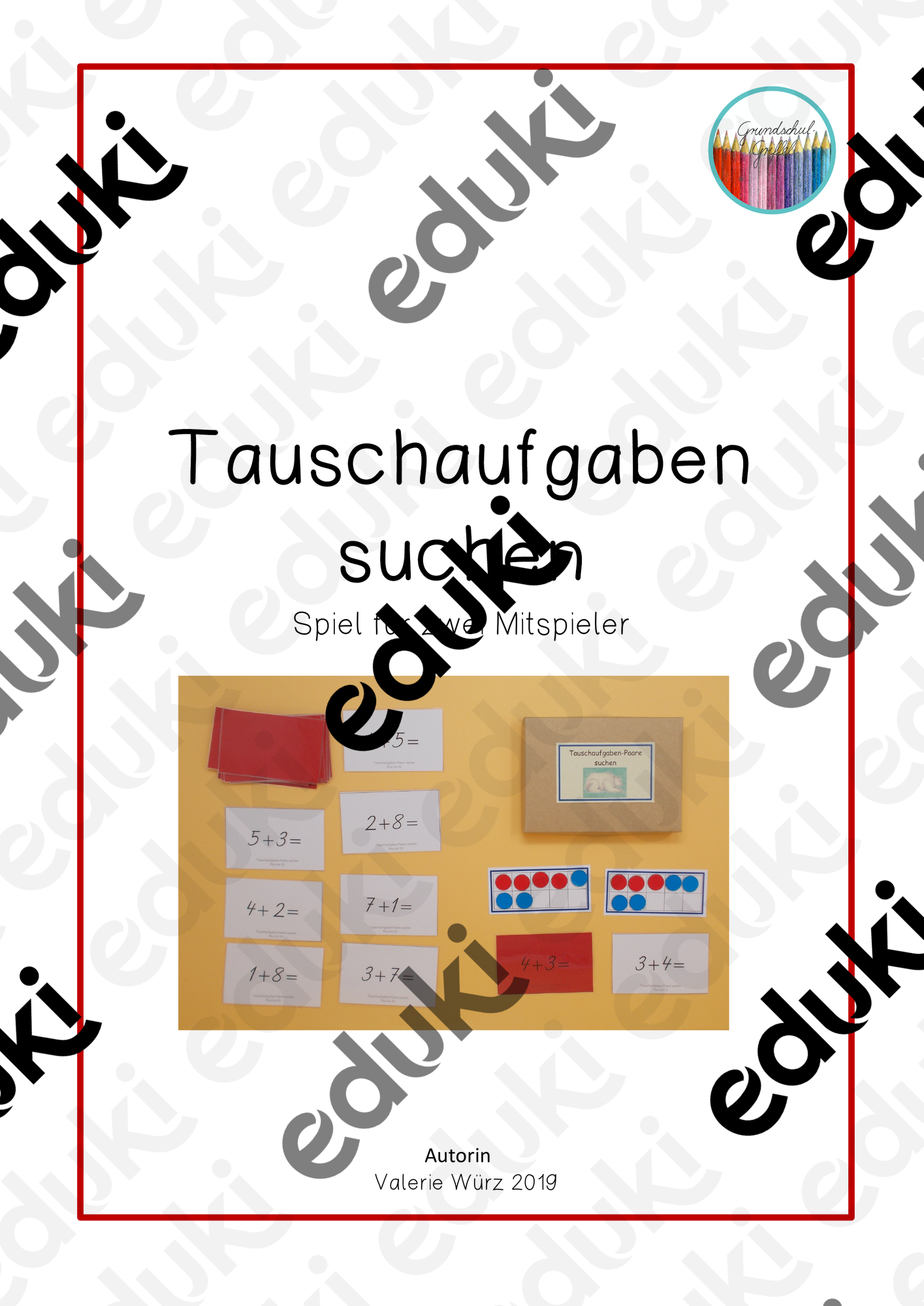 Lernspiel: Tauschaufgaben suchen - Zahlenraum bis 10