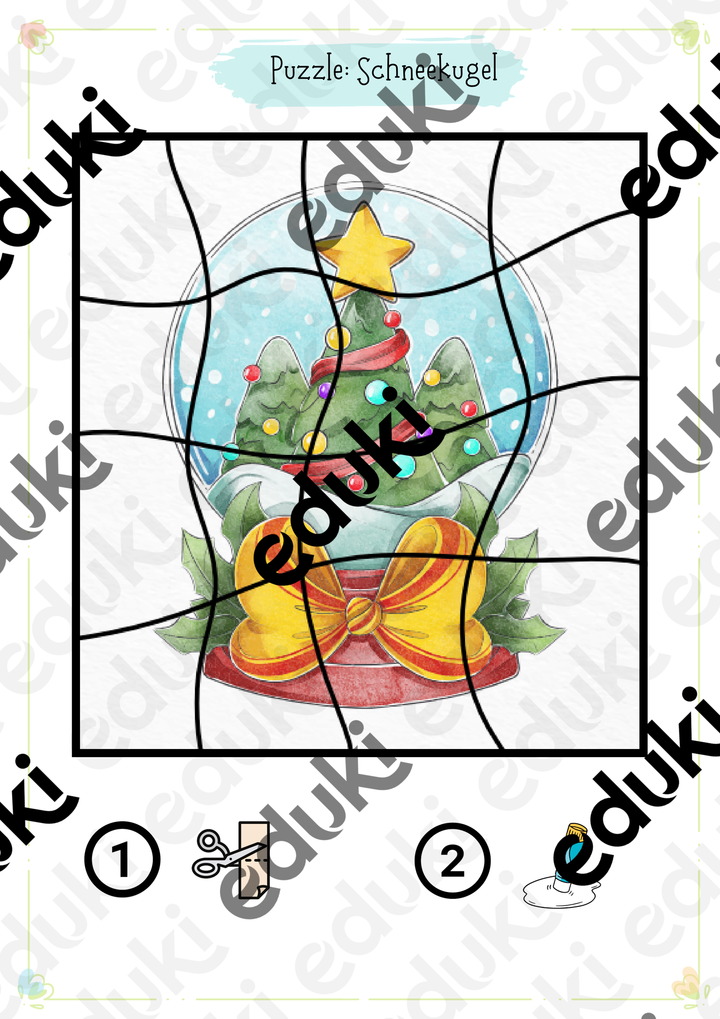 Schneekugel Puzzle 16 Teile Kostenlos Unterrichtsmaterial Im Fach schneekugel-puzzle-16-teile-kostenlos-unterrichtsmaterial-im-fach