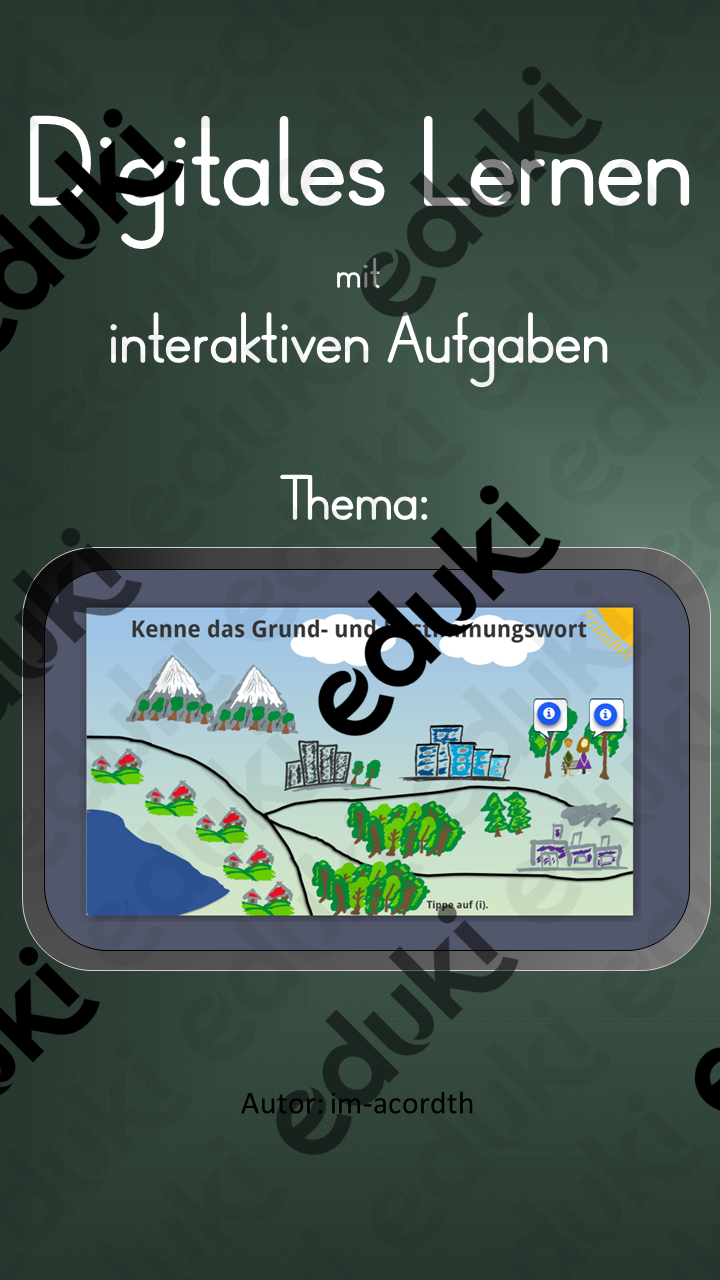 Kenne das Grund und Bestimmungswort – Unterrichtsmaterial im Fach Deutsch