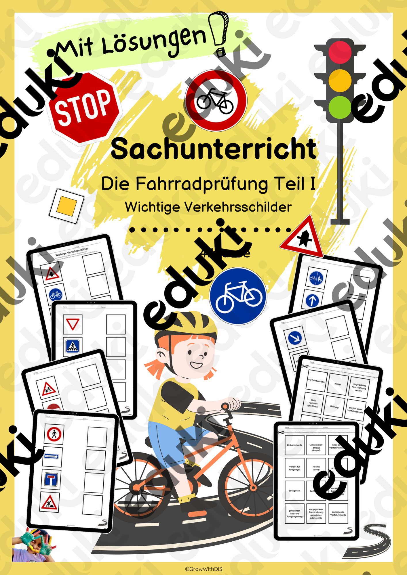 Sachunterricht | Die Fahrradprüfung Teil I | Die Verkehrszeichen