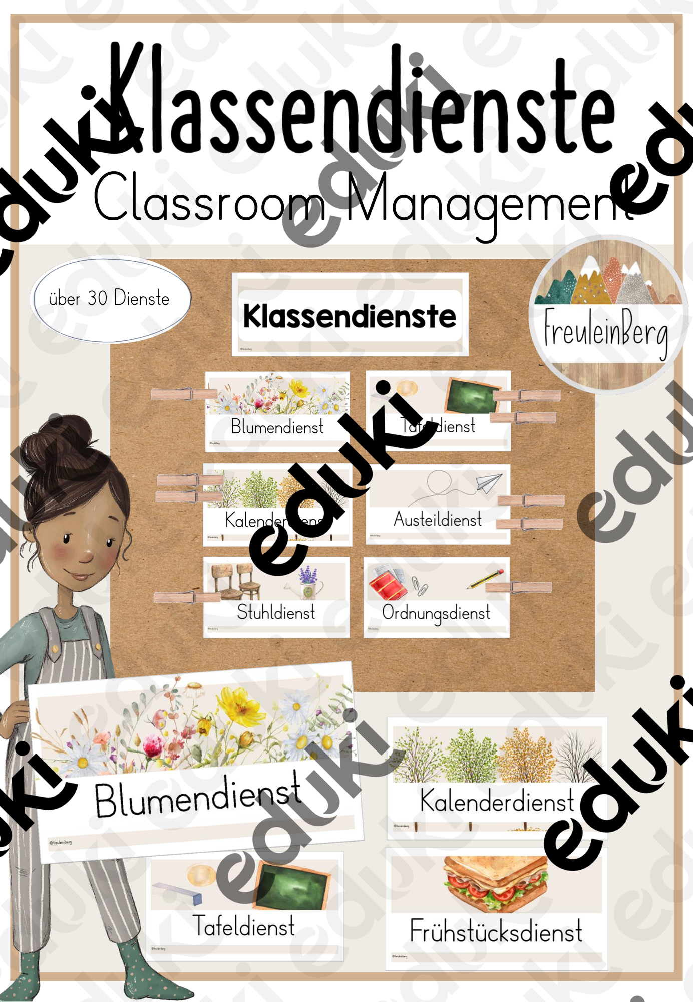 Klassendienste (über 30 Dienste) – Unterrichtsmaterial im Fach ...