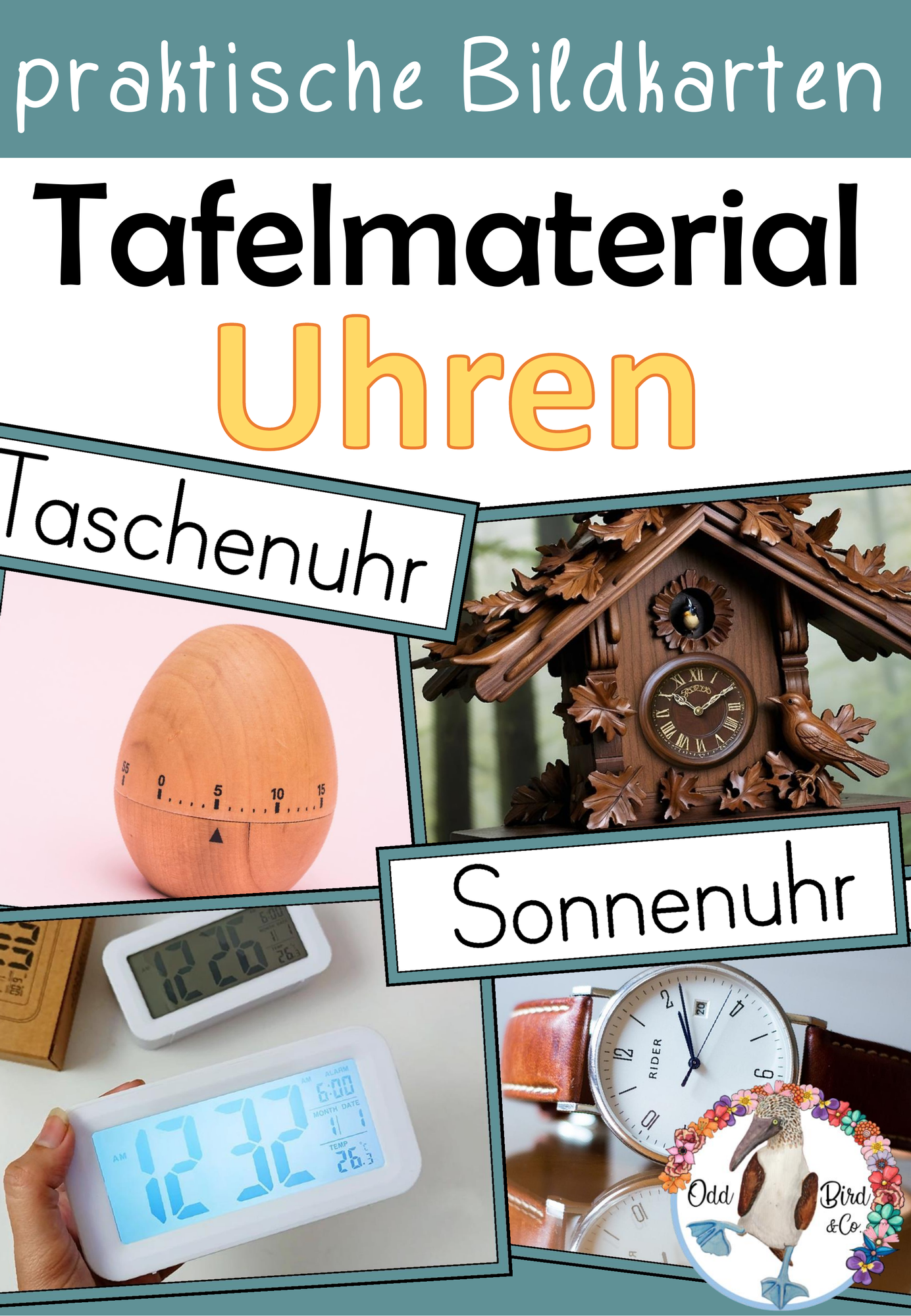 Tafelmaterial Bildkarten Fotos Die Uhr Uhrzeit