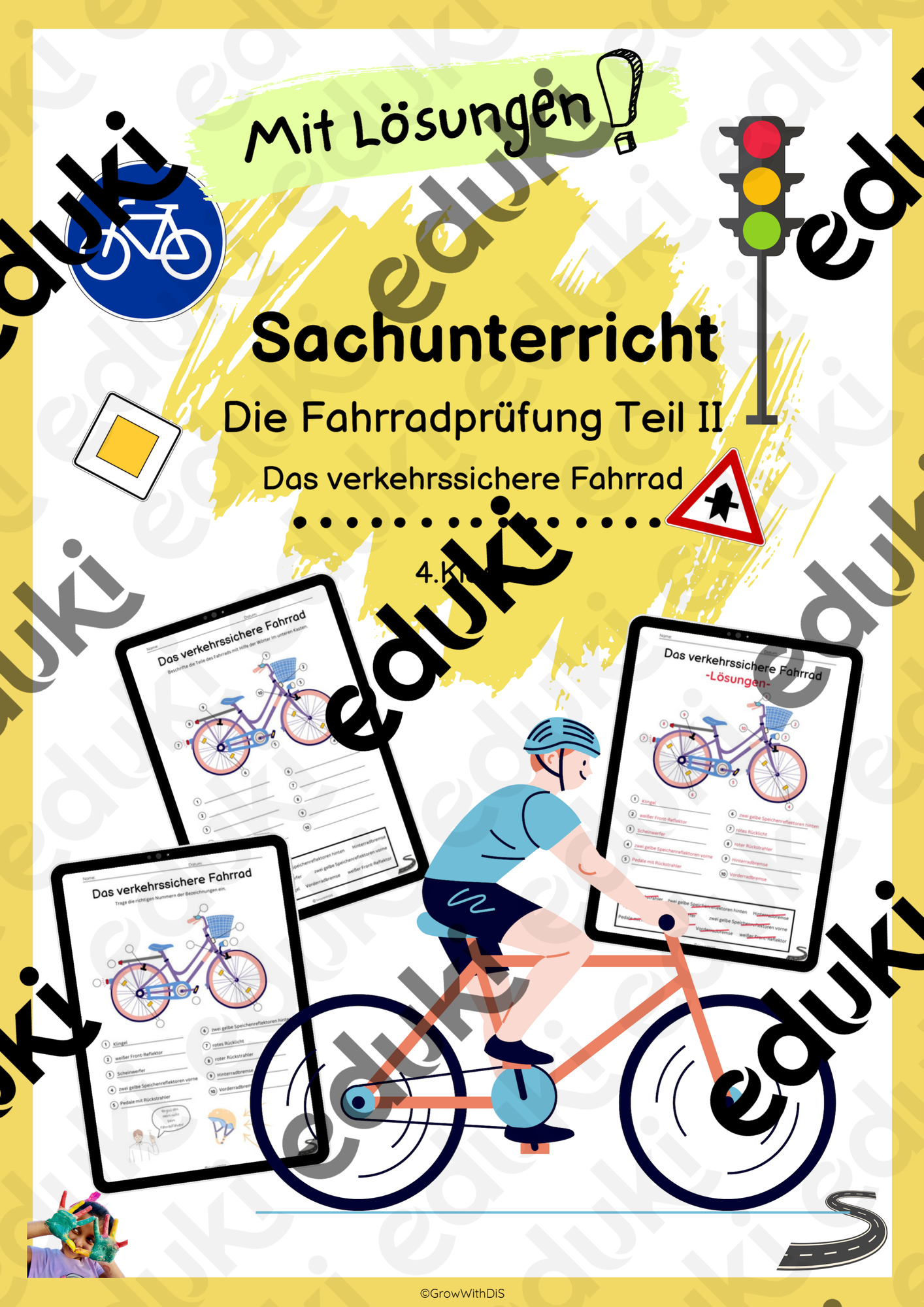 Sachunterricht | Die Fahrradprüfung Teil II | Das verkehrssichere