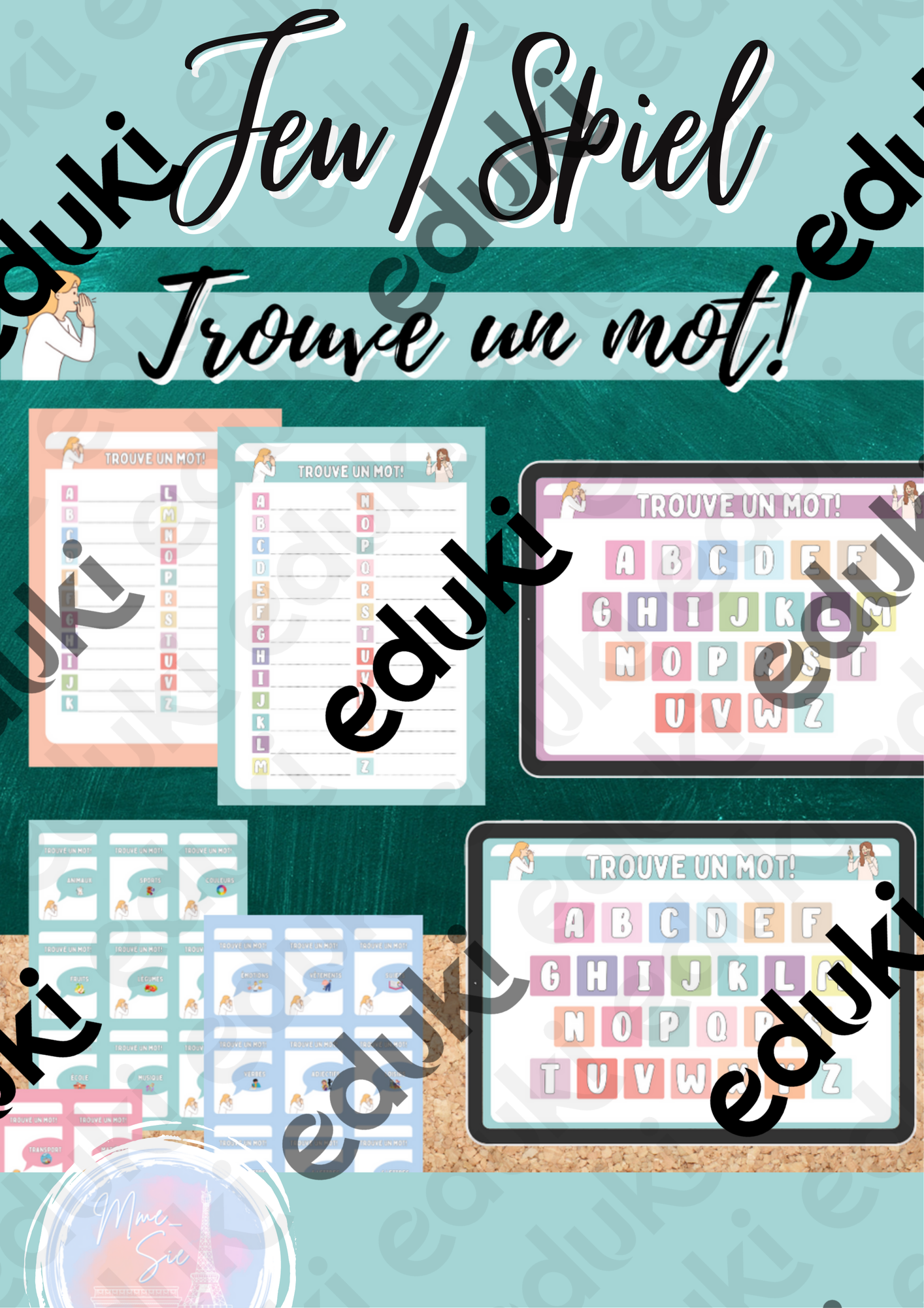 spielzeug französisch Spiel: Trouve un mot! – Unterrichtsmaterial im Fach Französisch