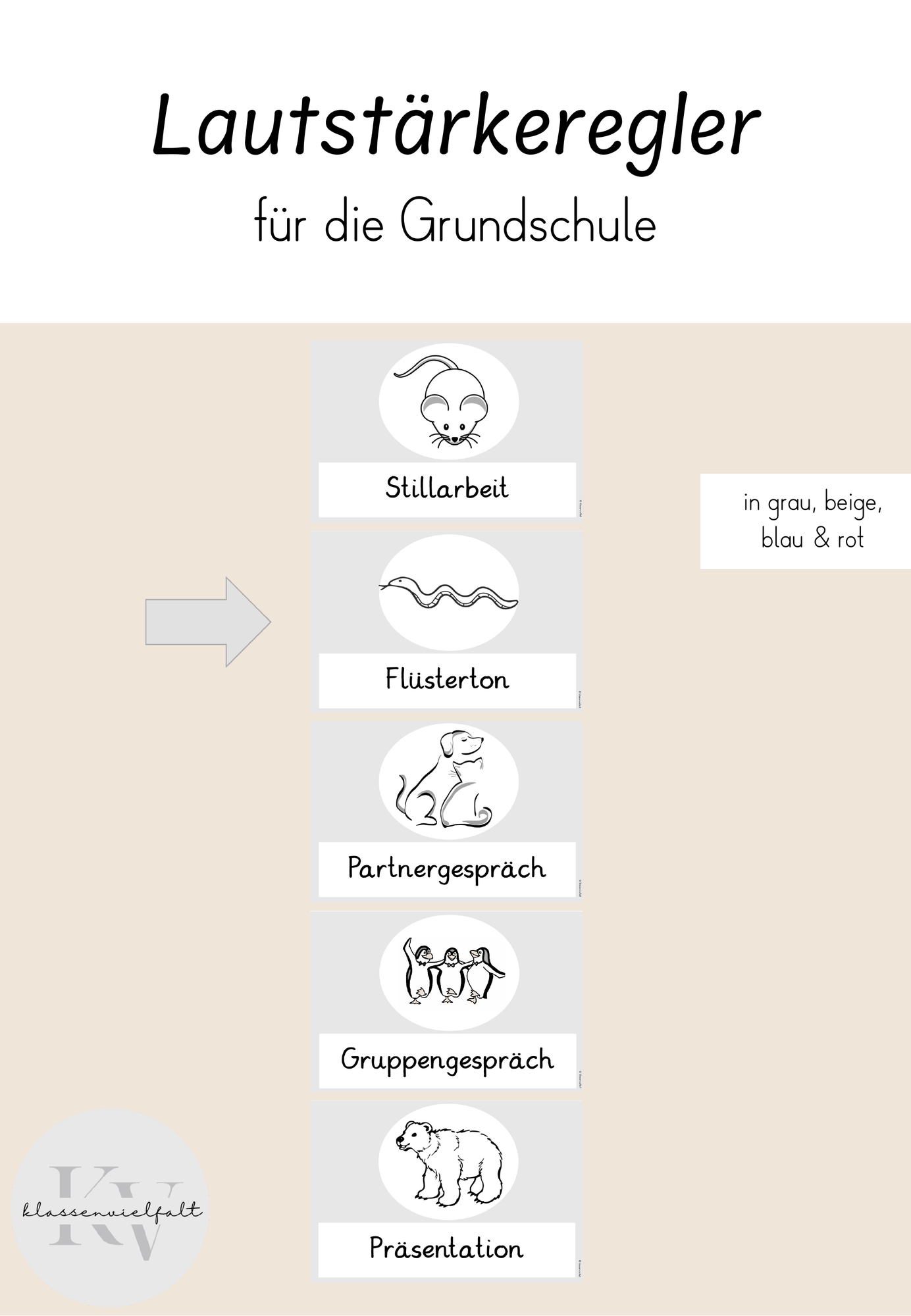 Lautstärkeregler: Visualisierung für die Grundschule ...