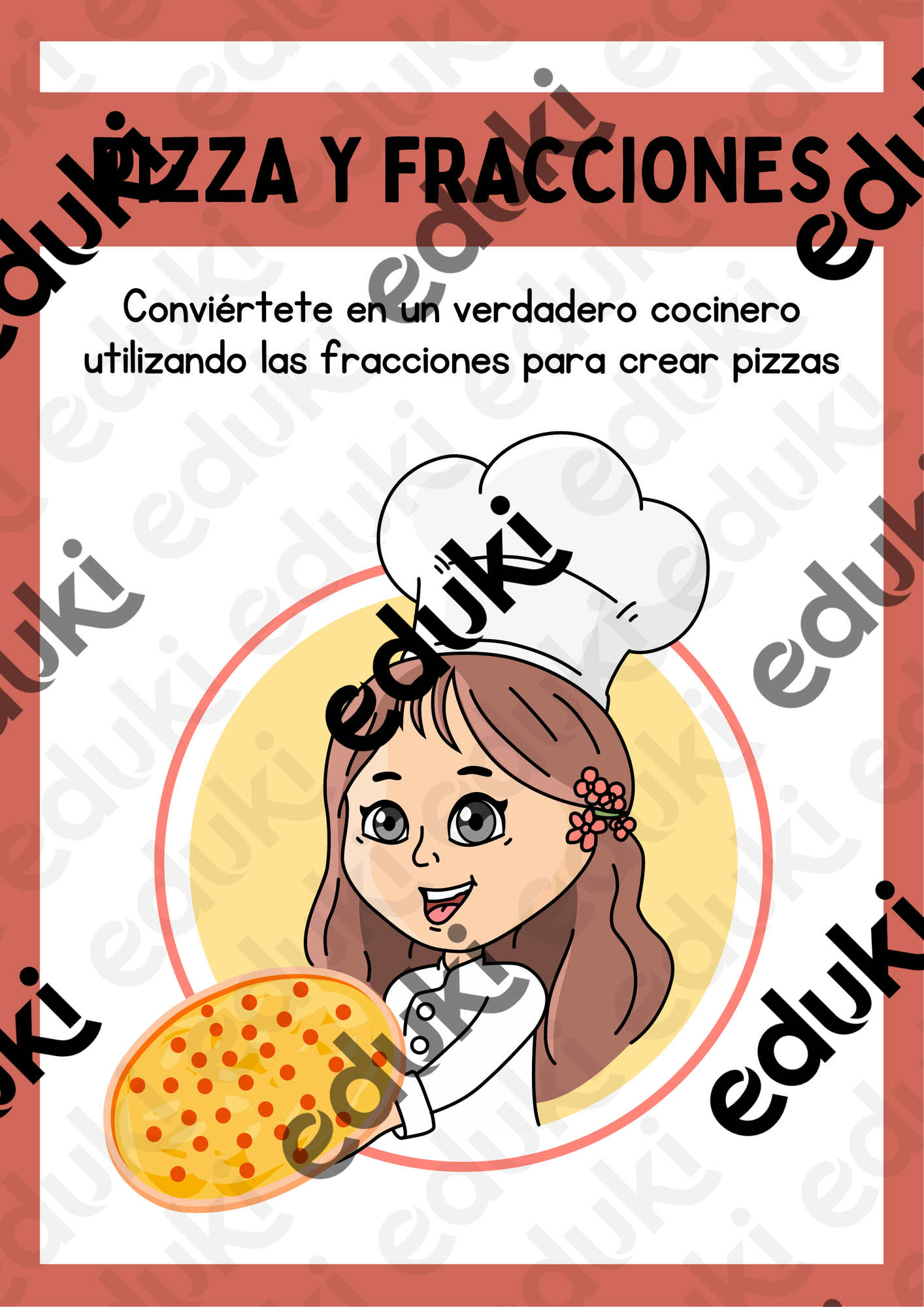 Fracciones con Pizza - material de la siguiente asignatura Matemáticas