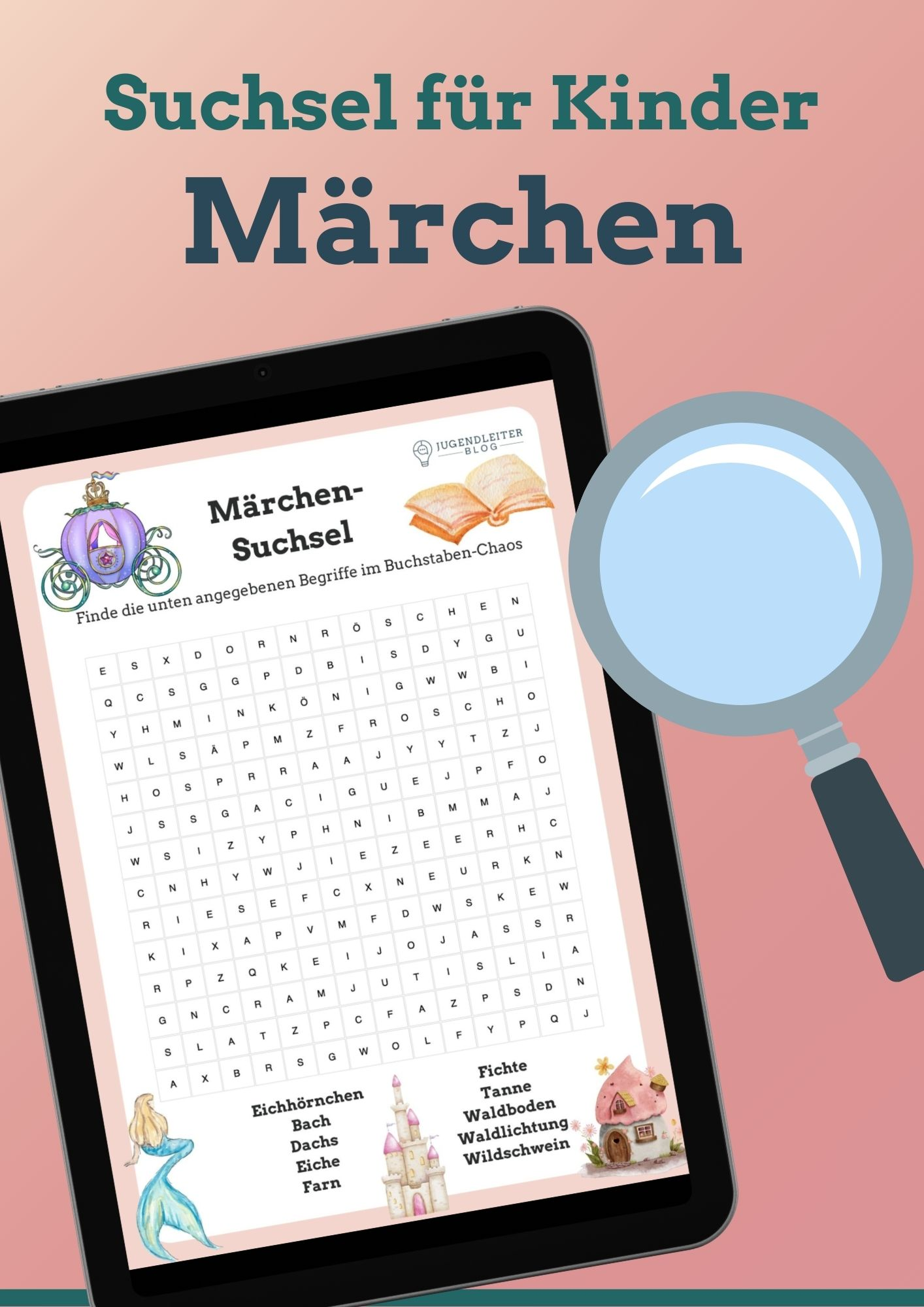 Suchsel für Kinder: Märchen – Unterrichtsmaterial im Fach