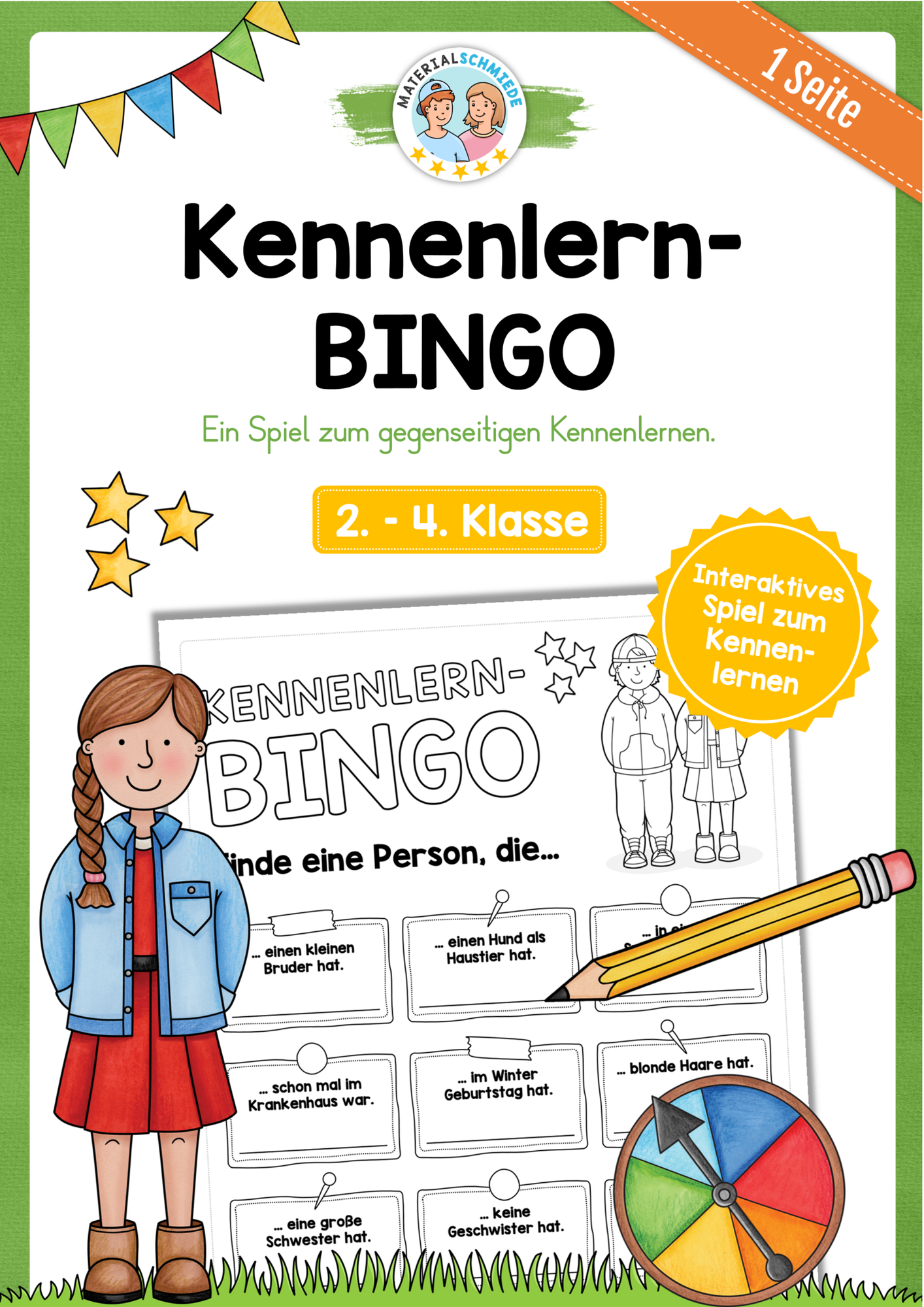 kennen lernen spiel Bingo zum Kennenlernen (Spiel) – Unterrichtsmaterial im Fach