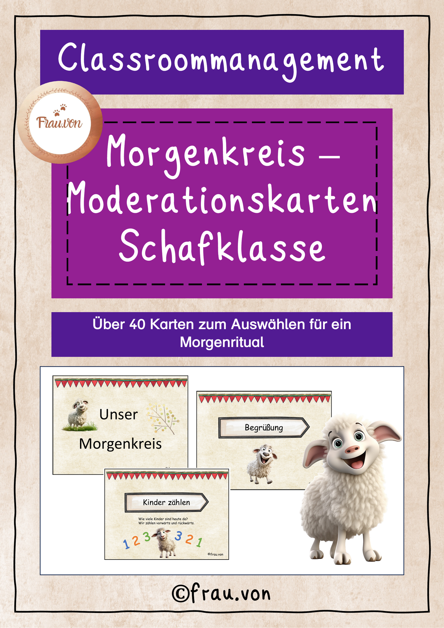 Klassentier Morgenkreis Schafklasse – Unterrichtsmaterial im Fach ...