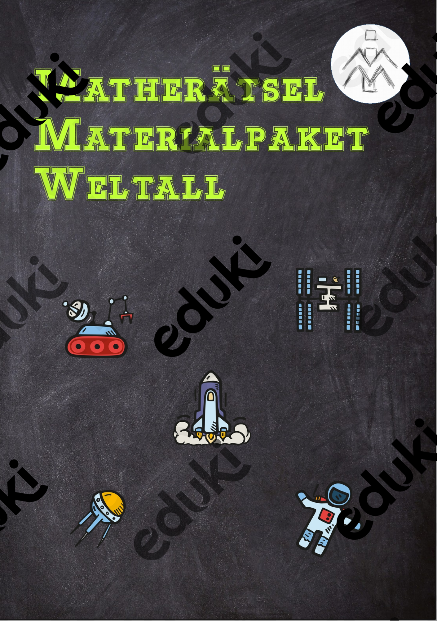 Mathematikrätsel Weltall - Package – Unterrichtsmaterial im Fach Mathematik