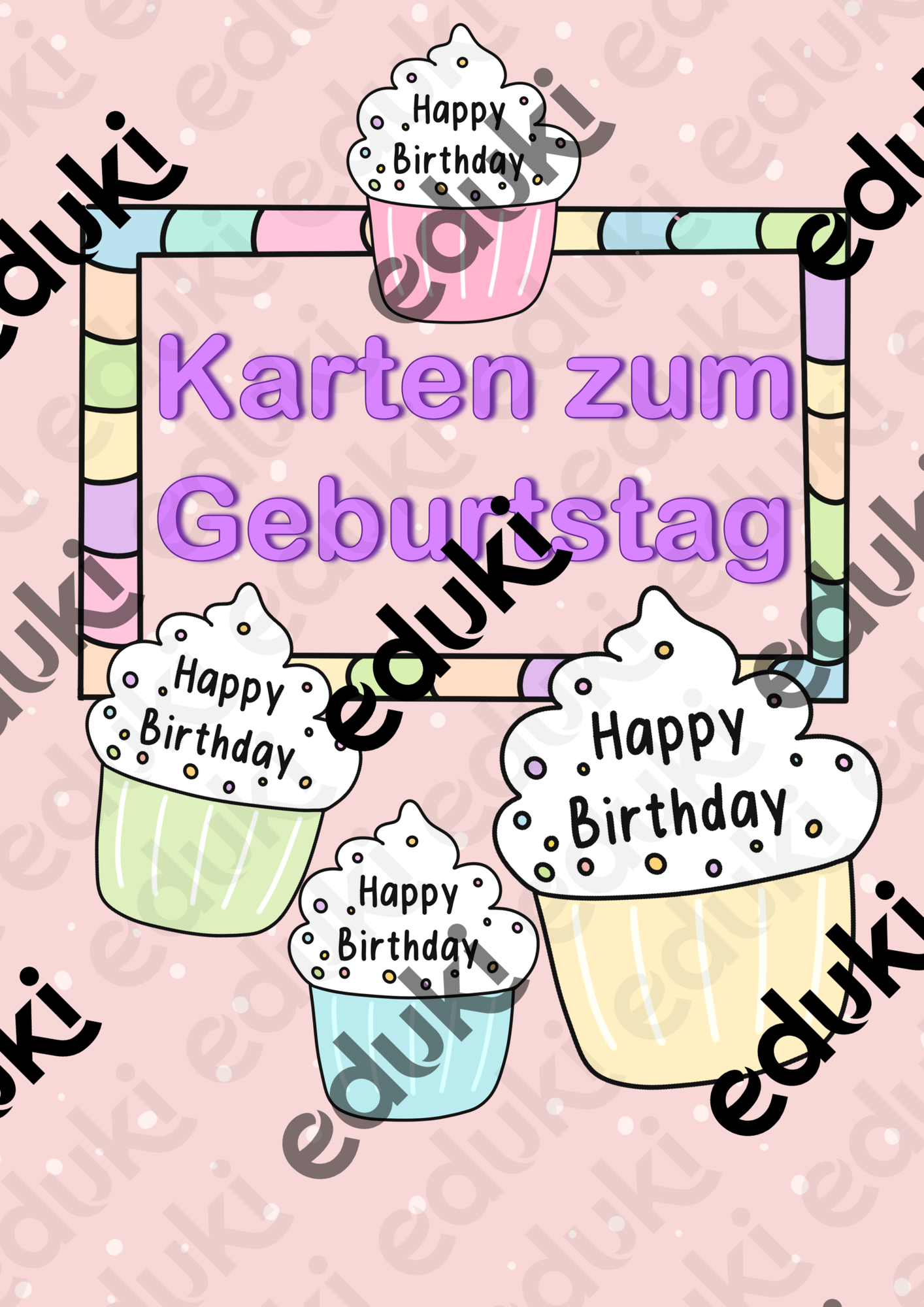 Karten: Alles Gute zum Geburtstag – Unterrichtsmaterial im Fach