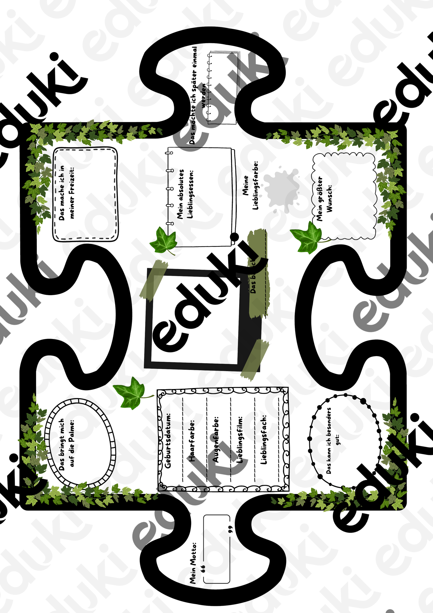 Steckbriefe Puzzle Unterrichtsmaterial In Den F chern steckbriefe-puzzle-unterrichtsmaterial-in-den-f-chern