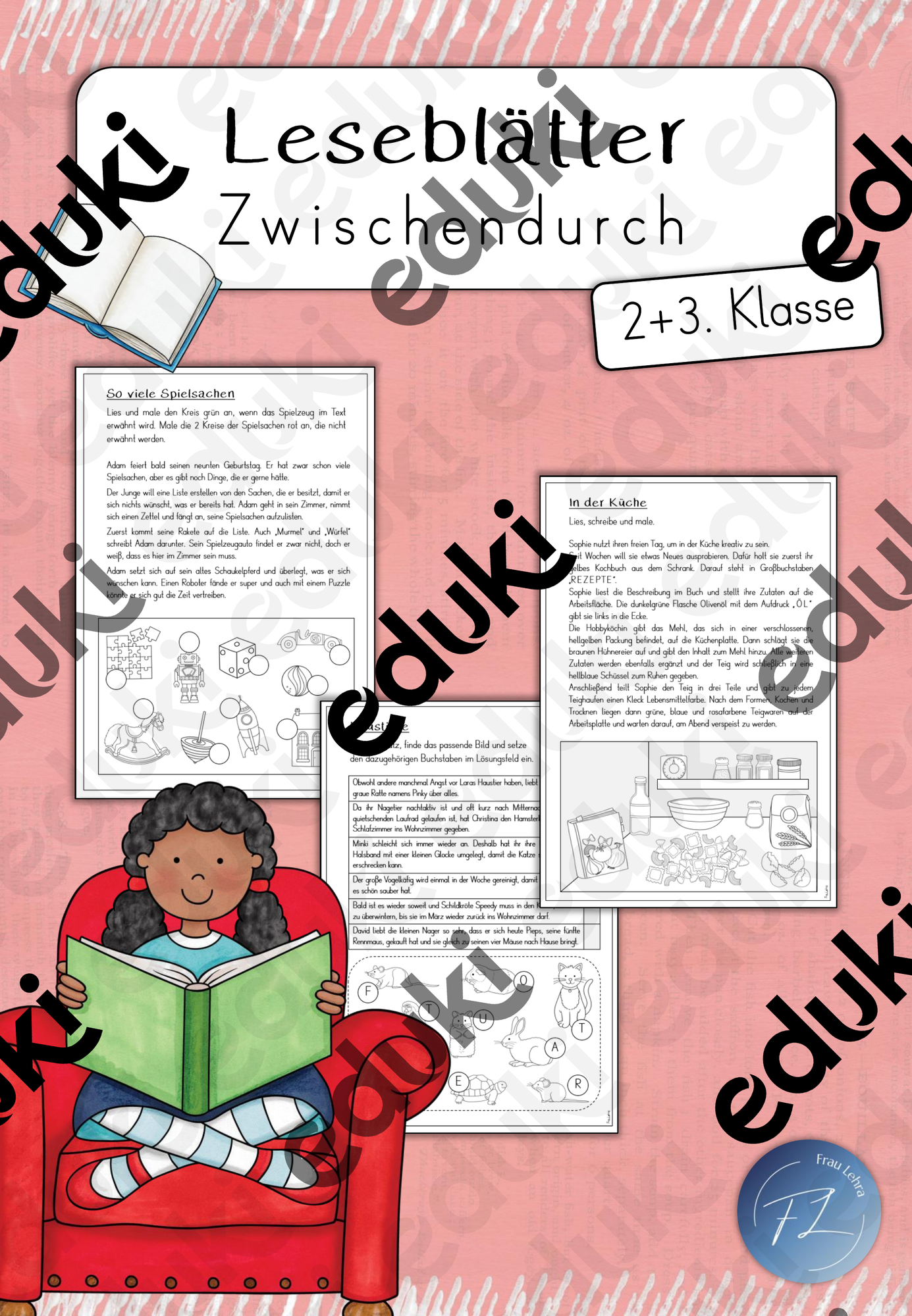 Leseblätter - Zwischendurch (2. - 3. Klasse) – Unterrichtsmaterial im