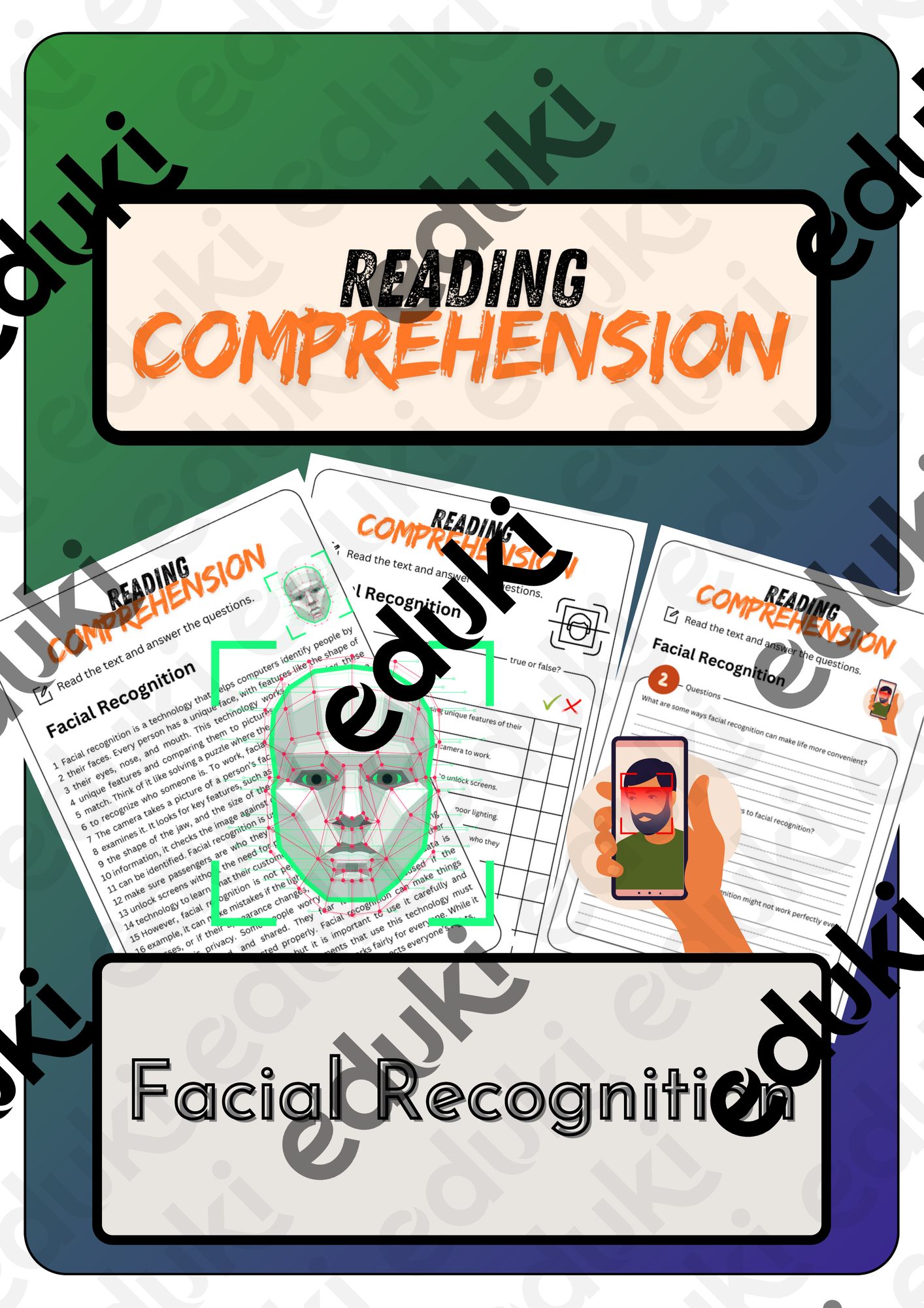 Reading Comprehension - Facial Recognition + Solutions ...