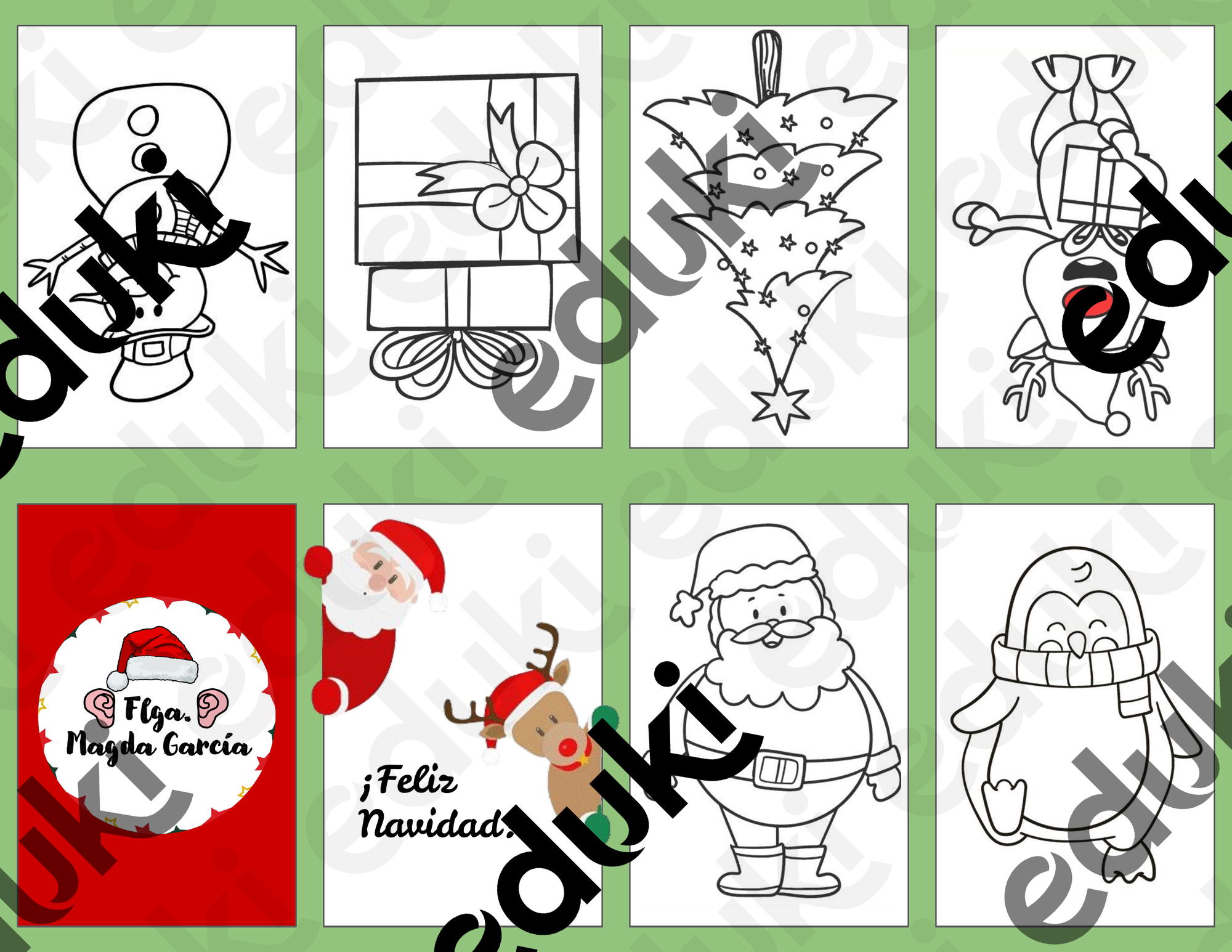 Mini cuadernillo Navideño - material de la siguiente asignatura ...
