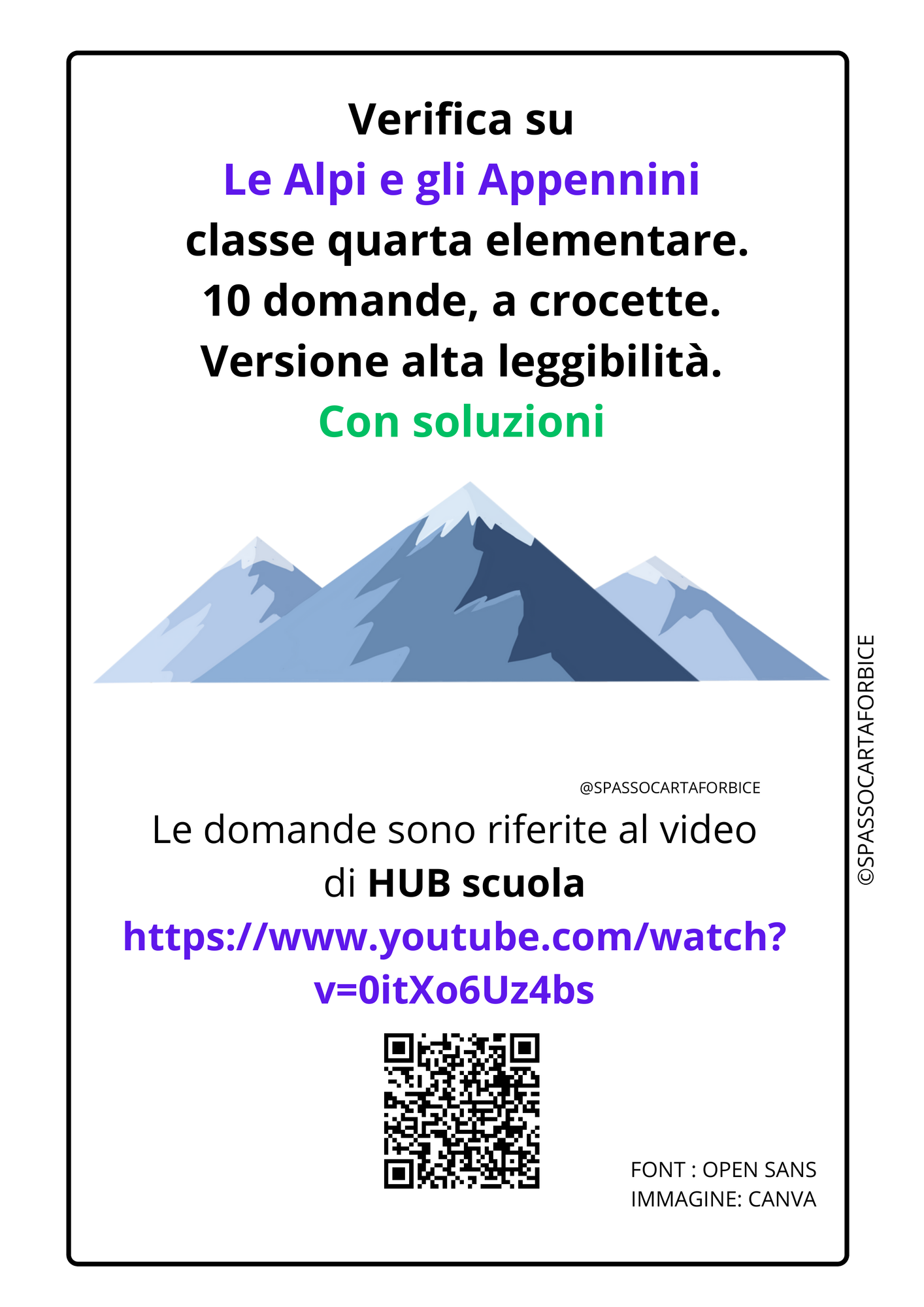 verifica alpi e appennini con soluzioni