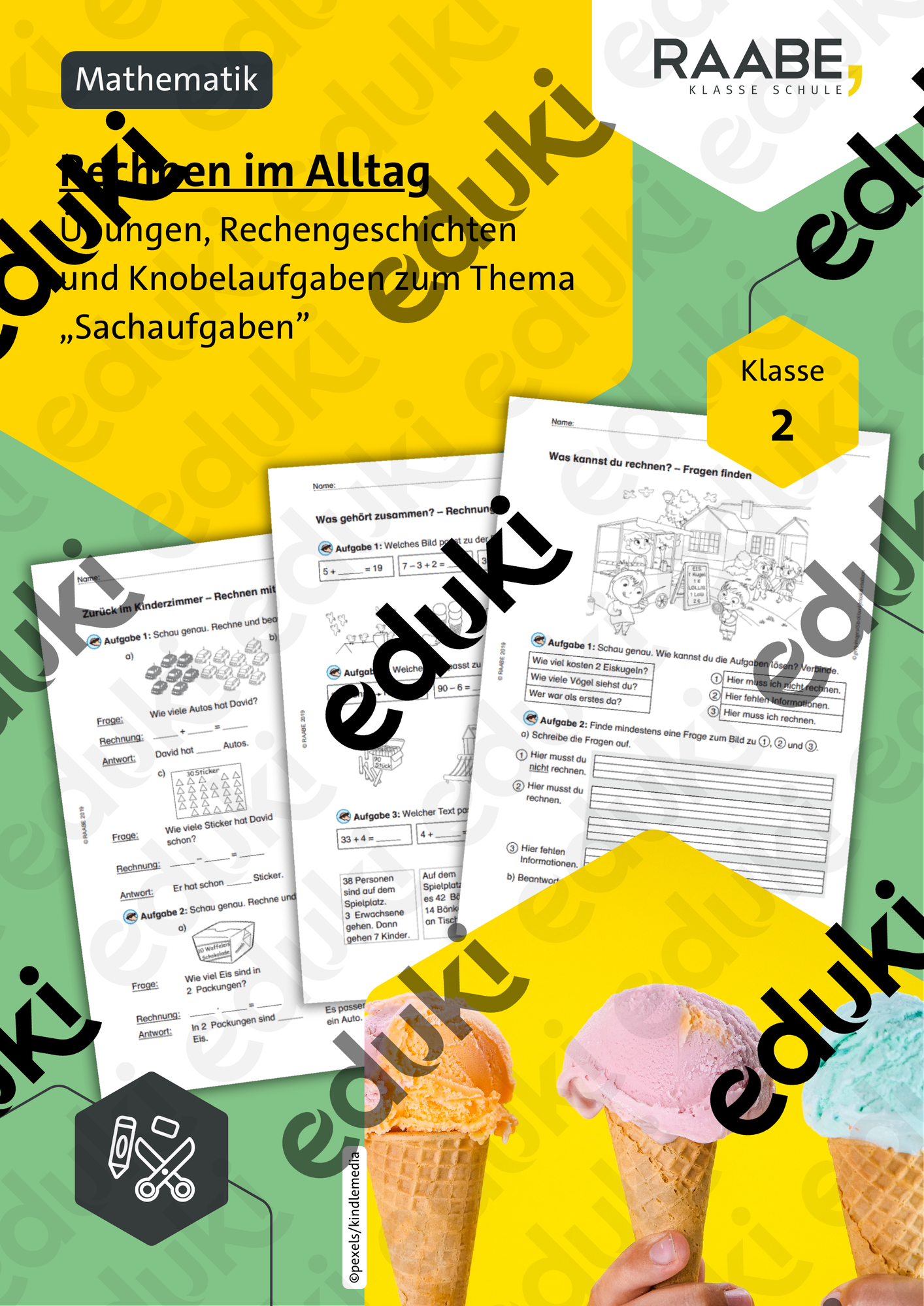 Rechnen im Alltag: Rechengeschichten und Knobelaufgaben