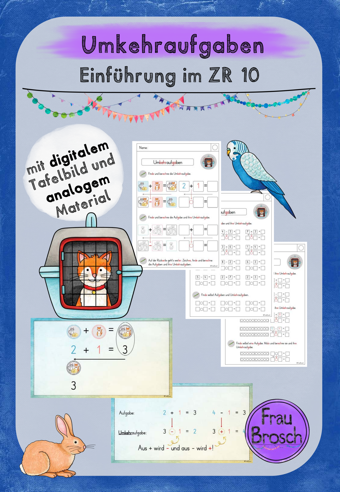 Umkehraufgaben (ZR 10): Alles für die Einführung - inkl. digitalem