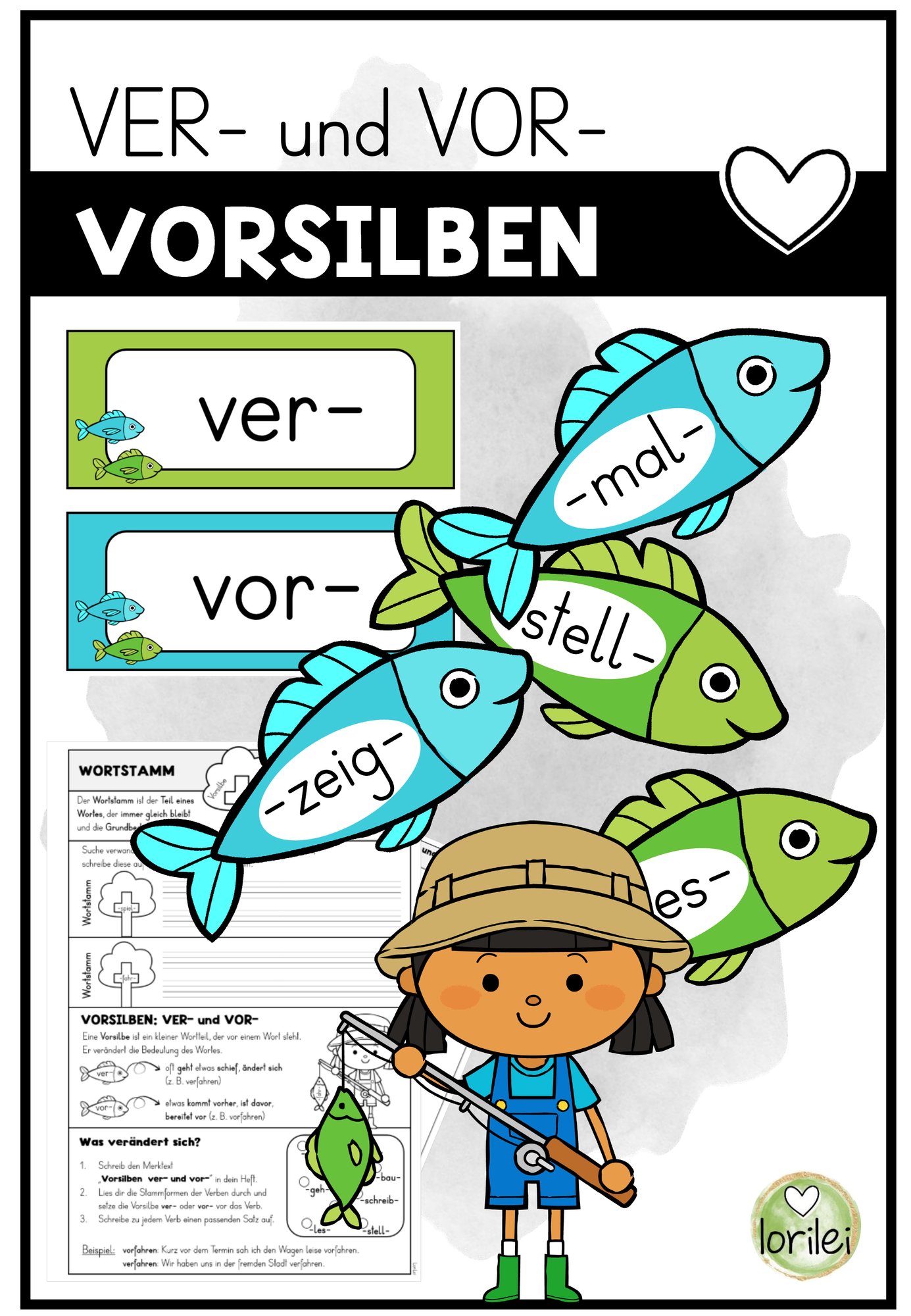 spielzeug mit v VORSILBEN: ver und vor - Wortbausteine – Unterrichtsmaterial im Fach