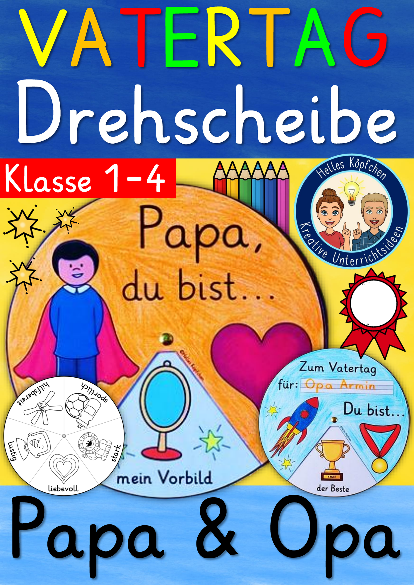 Vatertag Bastelvorlage F r Kinder Drehscheibe Unterrichtsmaterial vatertag-bastelvorlage-f-r-kinder-drehscheibe-unterrichtsmaterial
