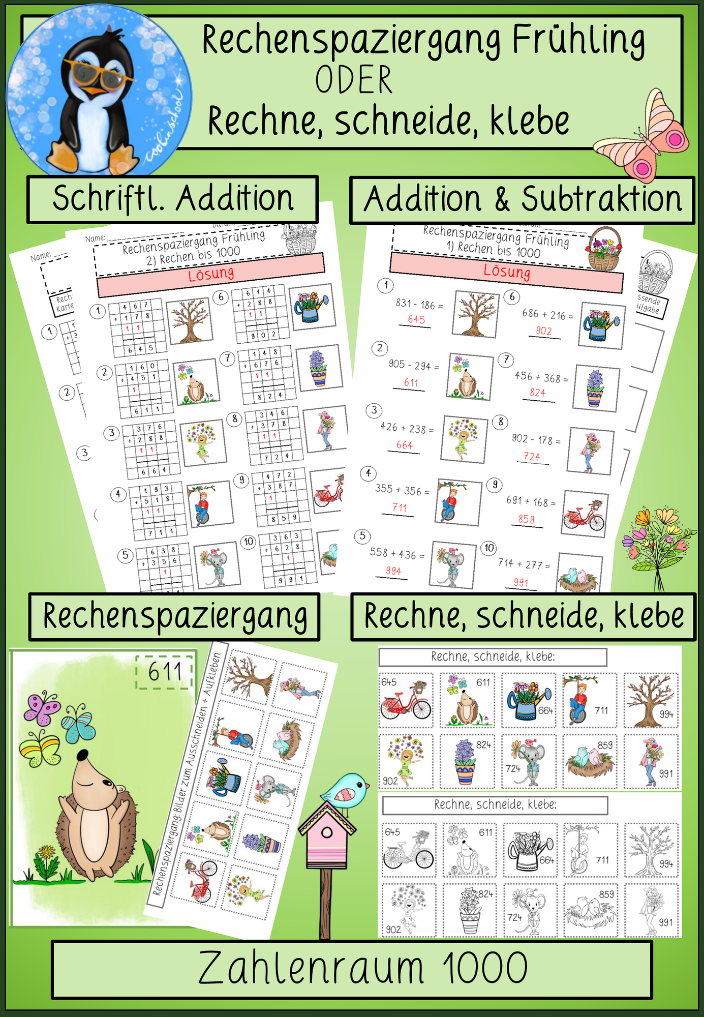 Mathe Lernspielzeug Für Kinder 3-8 Jahre - Zählbausteine Mit Lernuhr