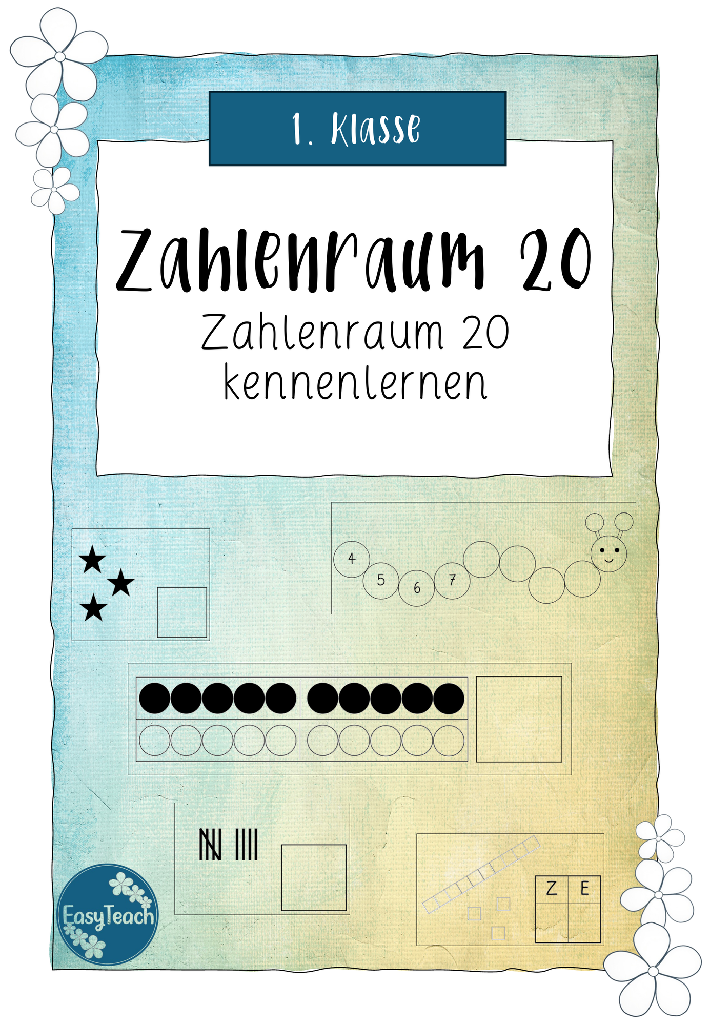 Zahlenraum ZR20 - Mathematik - 1. Klasse – Unterrichtsmaterial im Fach