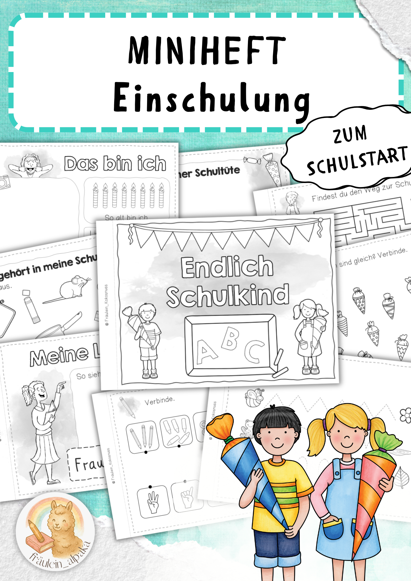 Einschulung: Miniheft zum Schulstart (1. Klasse) – Unterrichtsmaterial