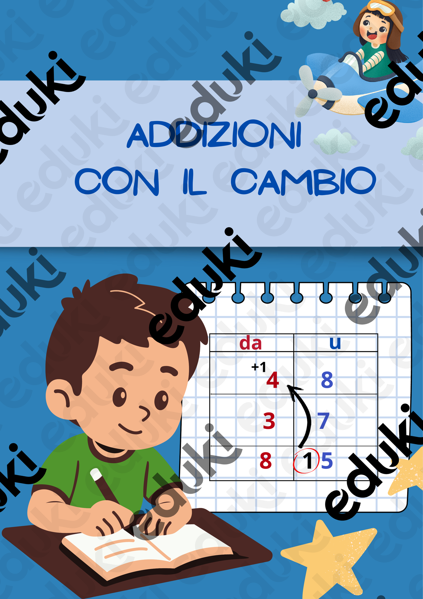 addizioni con il cambio seconda elementare